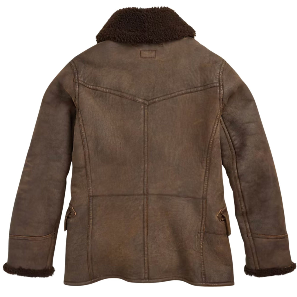 RRL by Ralph Lauren Shearling Coat - Brown