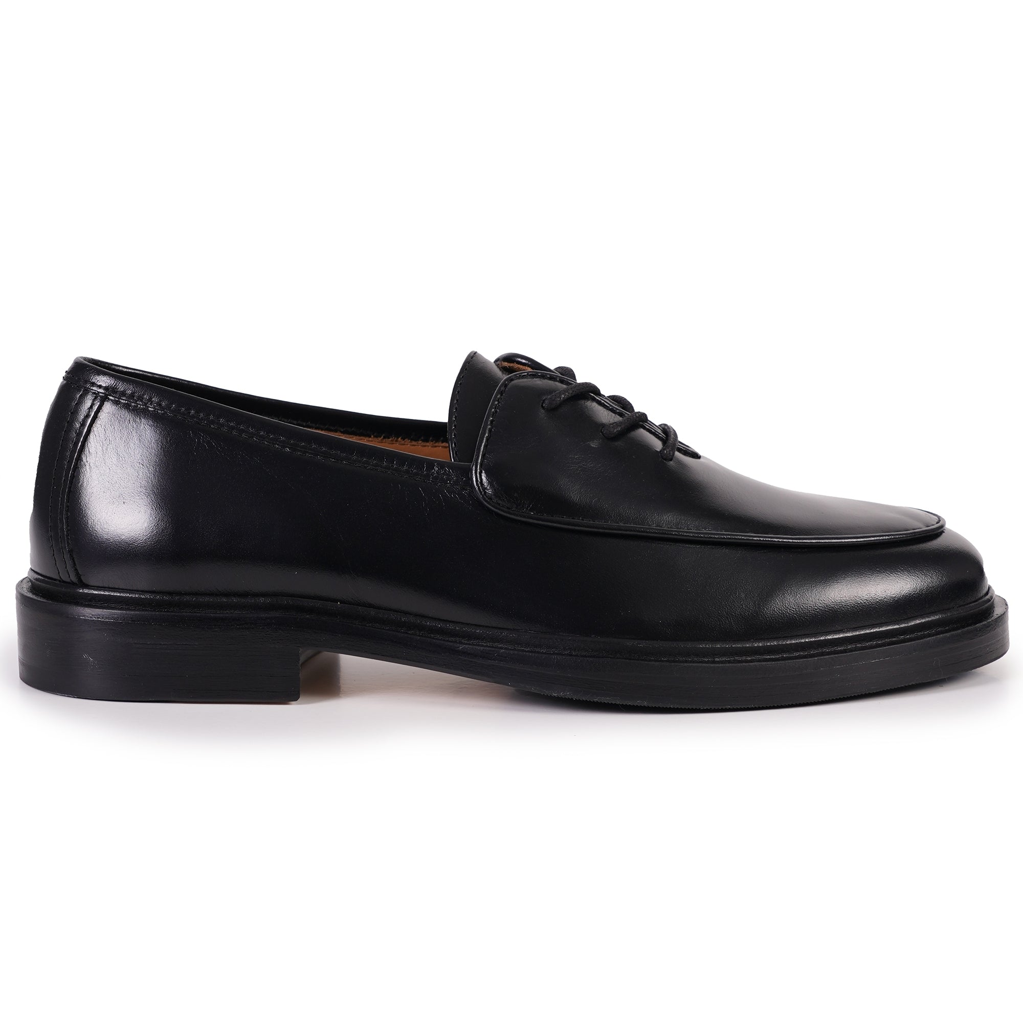 Oli Leather Smart Shoes - Black