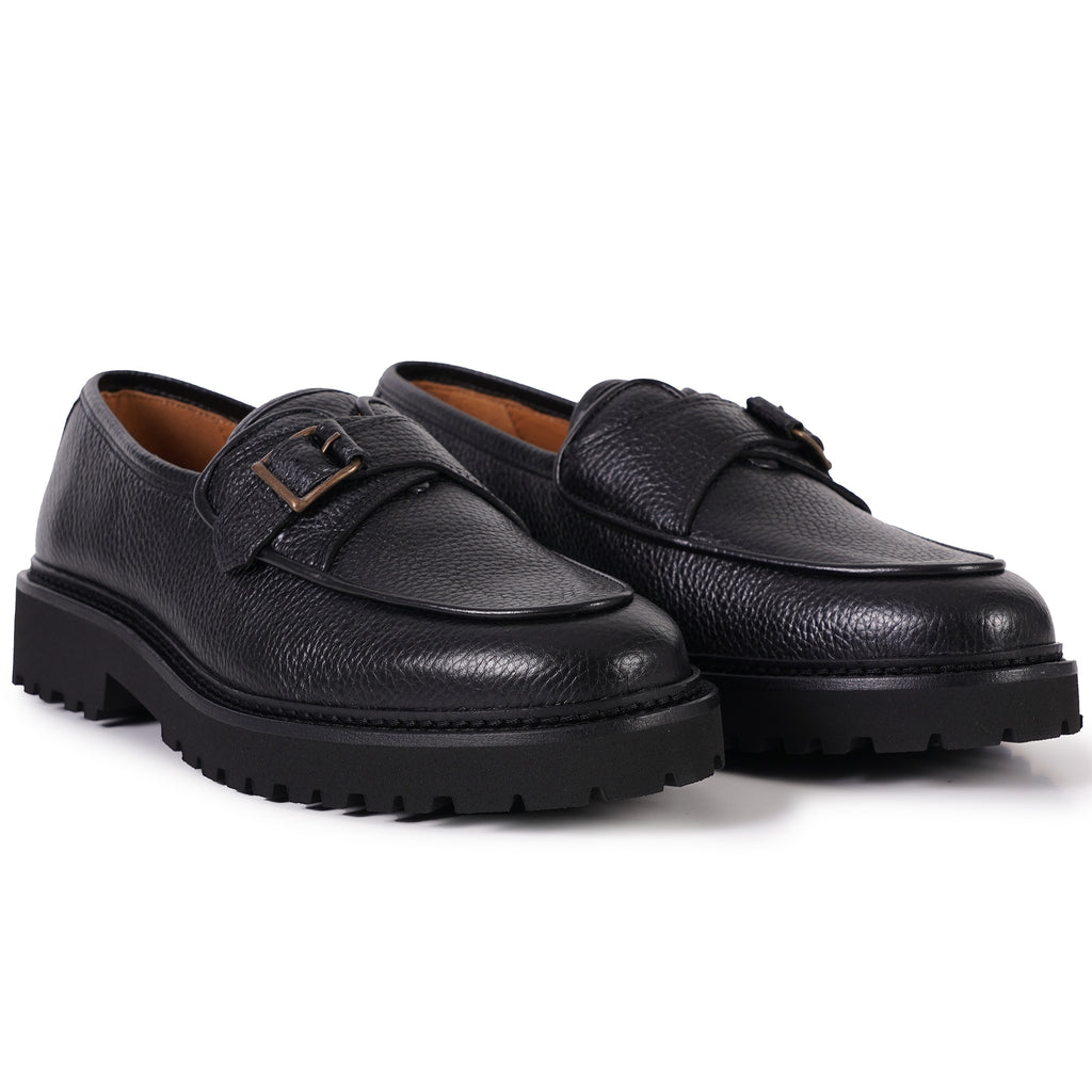 Jacques Soloviere Tommy Lug Smart Shoes - Black
