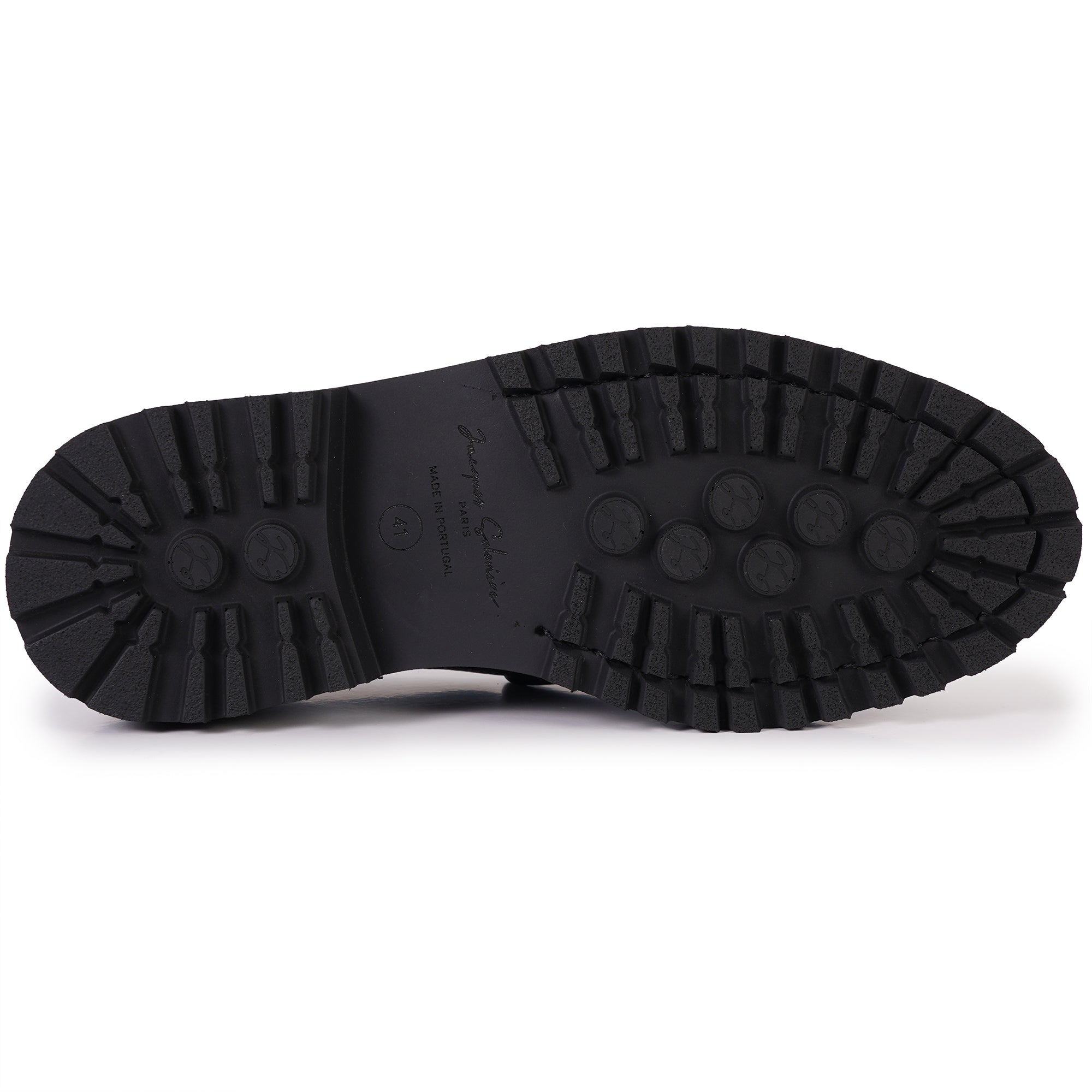 Jacques Soloviere Tommy Lug Smart Shoes - Black