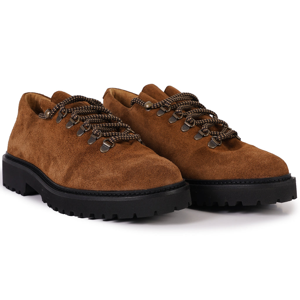 Jacques Soloviere Rasmus Lug Smart Shoes - Suede Brown