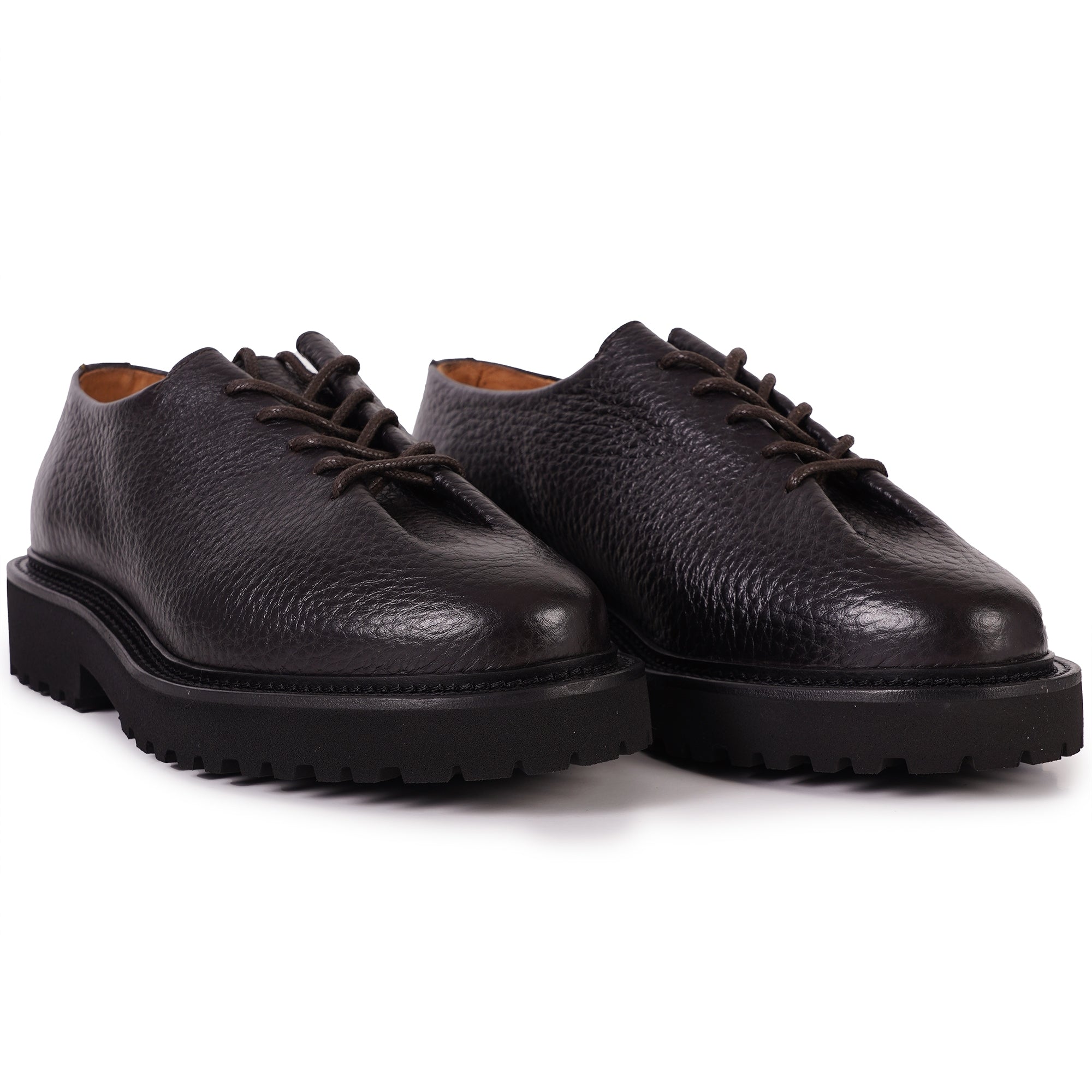 Jacques Soloviere Edouard Lug Smart Shoes - Bold Ebano