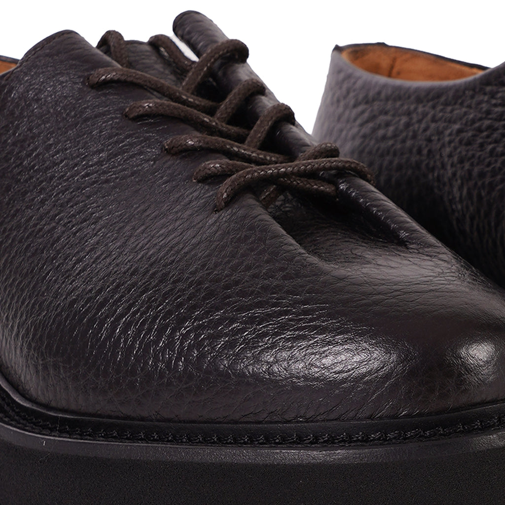 Jacques Soloviere Edouard Lug Smart Shoes - Bold Ebano