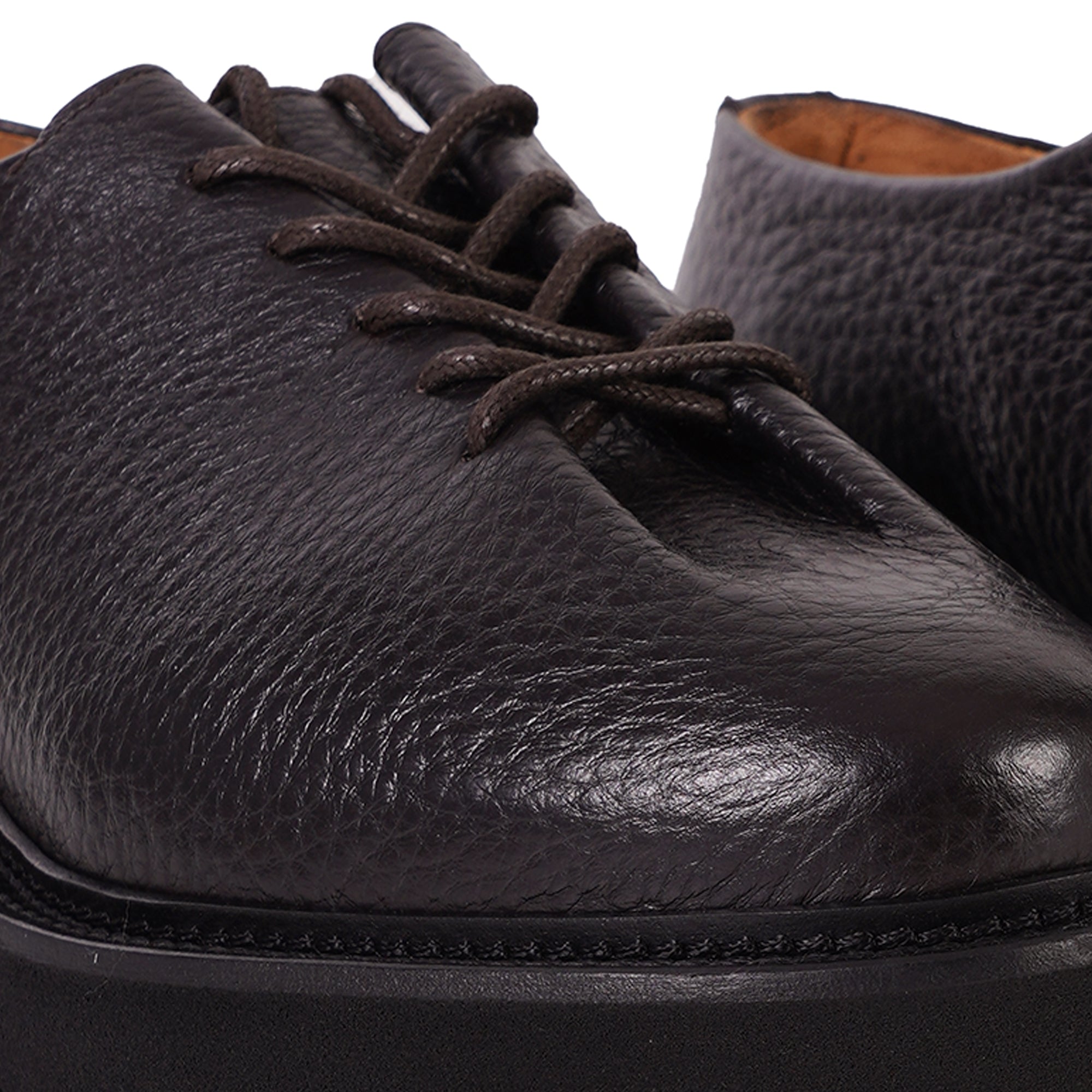 Jacques Soloviere Edouard Lug Smart Shoes - Bold Ebano