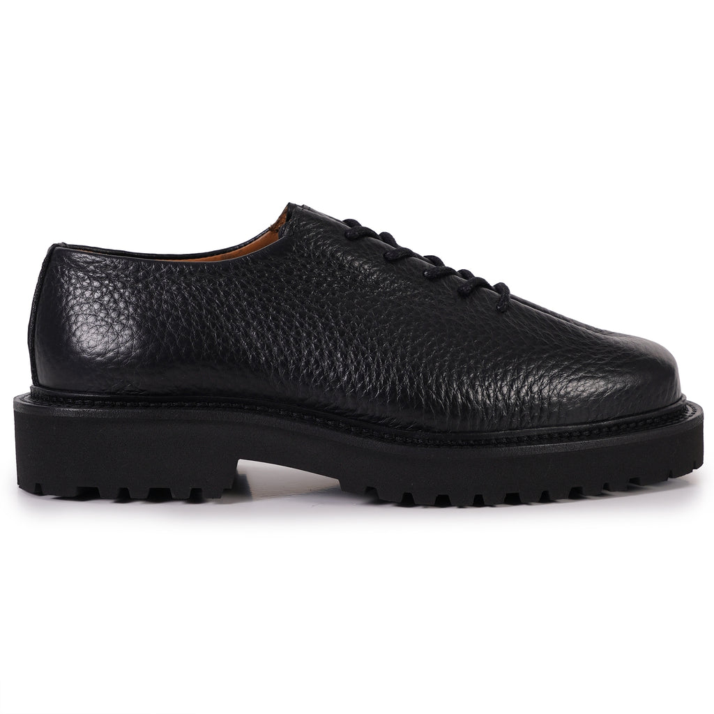 Jacques Soloviere Edouard Lug Smart Shoes - Black