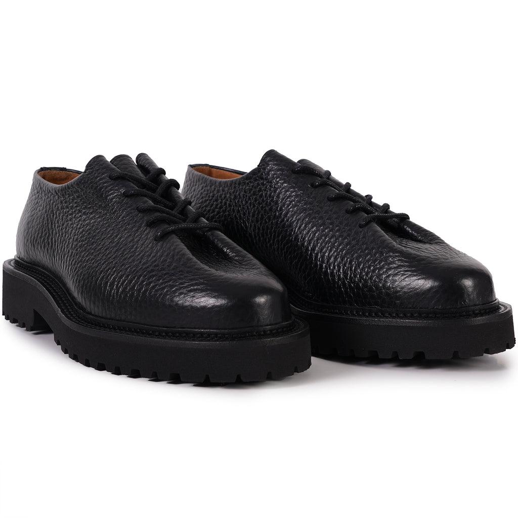 Jacques Soloviere Edouard Lug Smart Shoes - Black