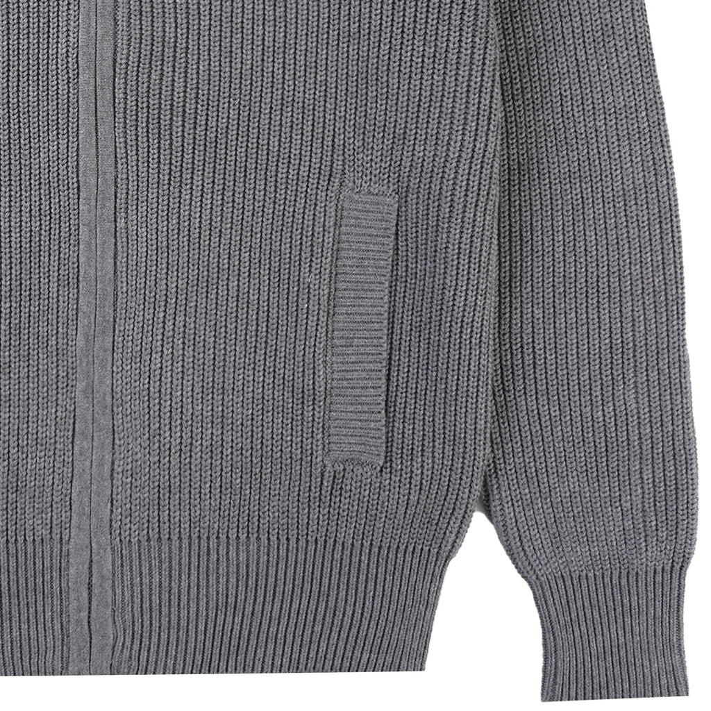 Schott NYC Funnel Neck Jumper - Grey