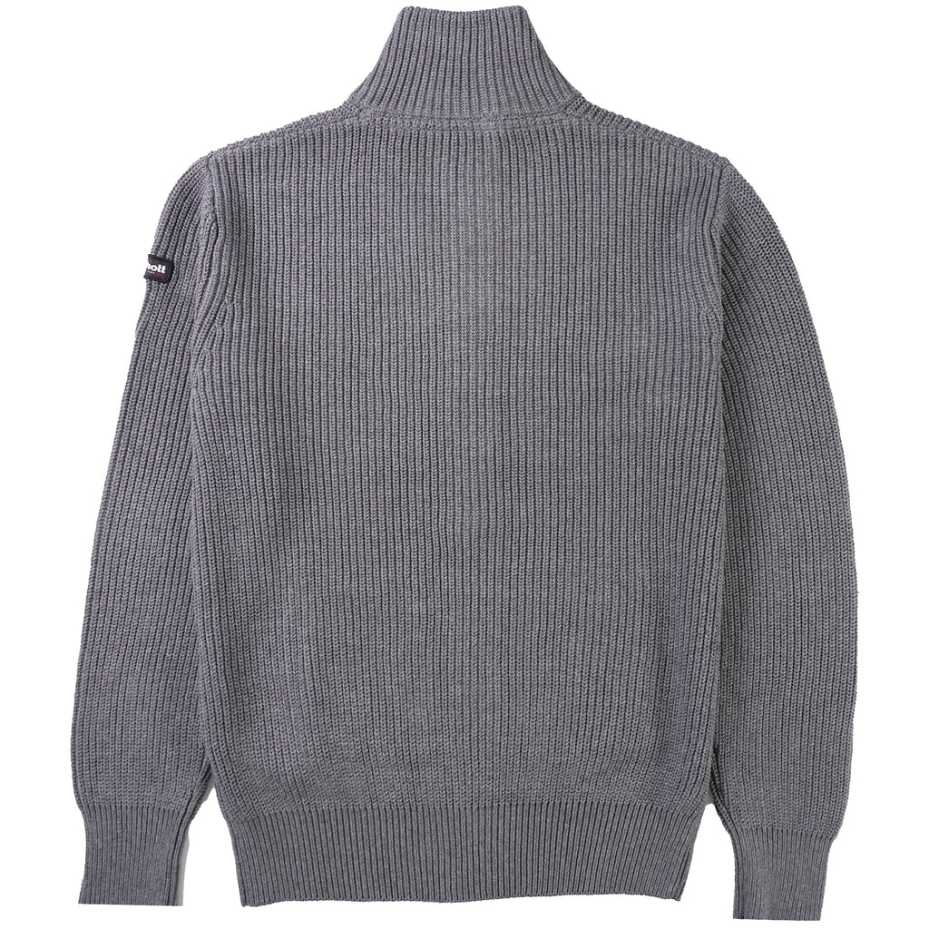 Schott NYC Funnel Neck Jumper - Grey