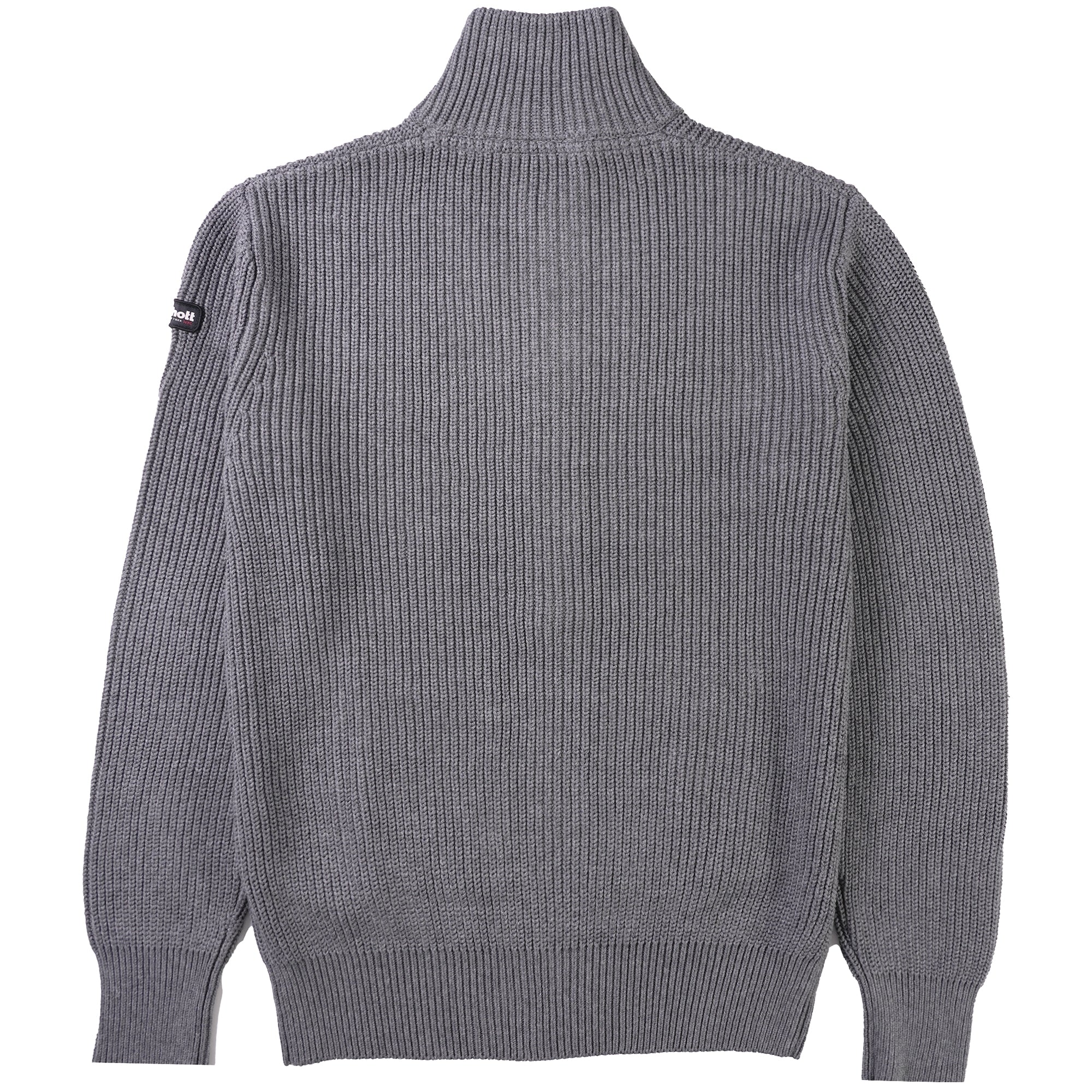Schott NYC Funnel Neck Jumper - Grey
