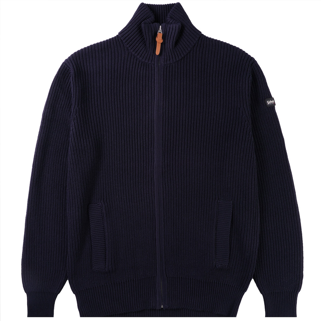 Schott NYC Funnel Neck Jumper - Navy