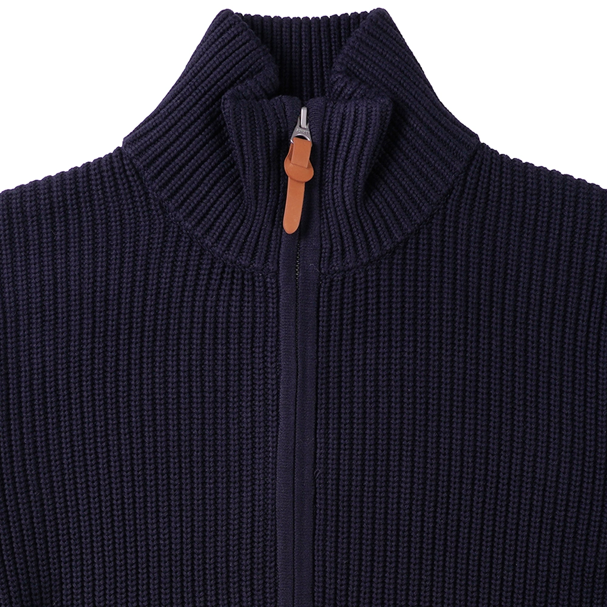 Schott NYC Funnel Neck Jumper - Navy
