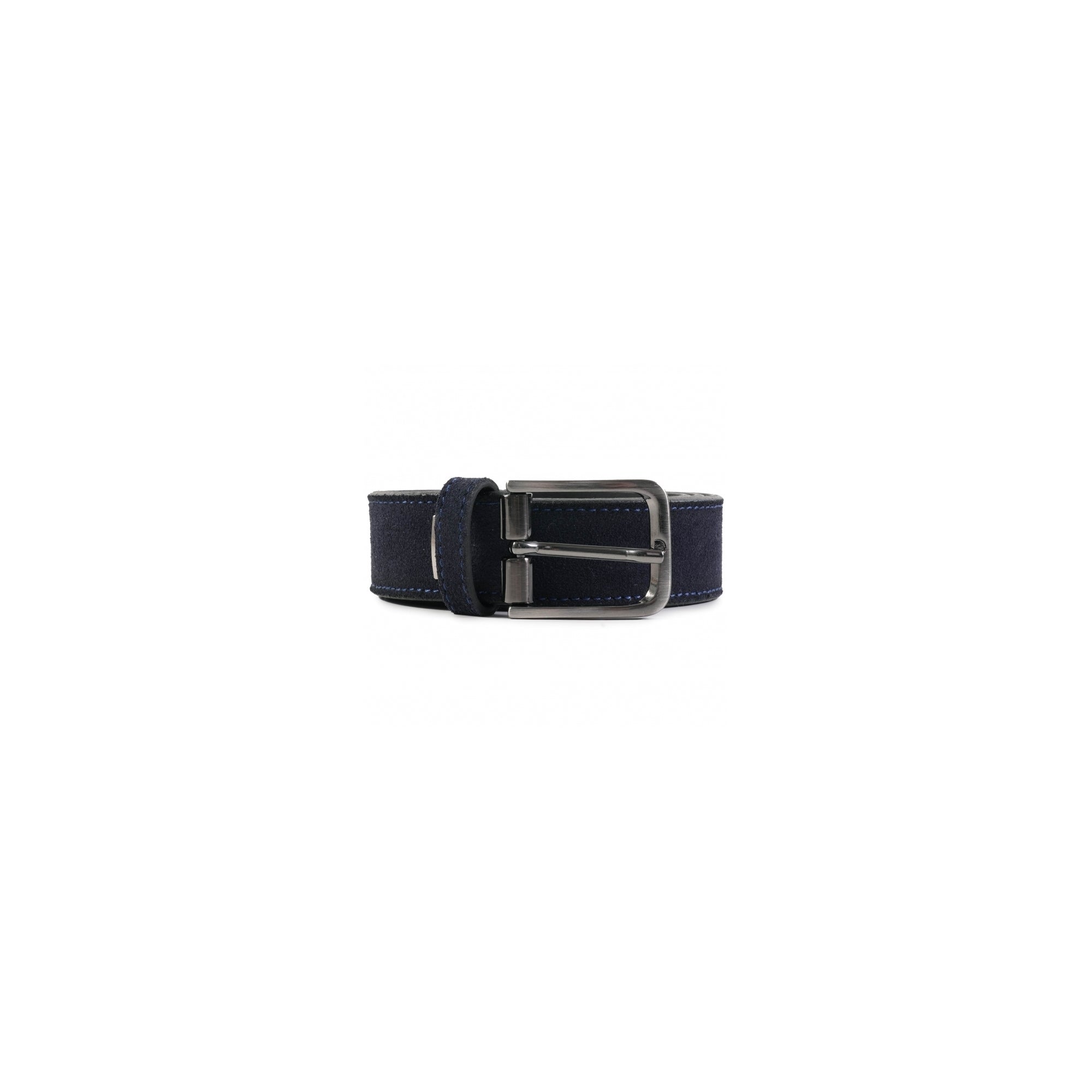 Suede Belt - Navy