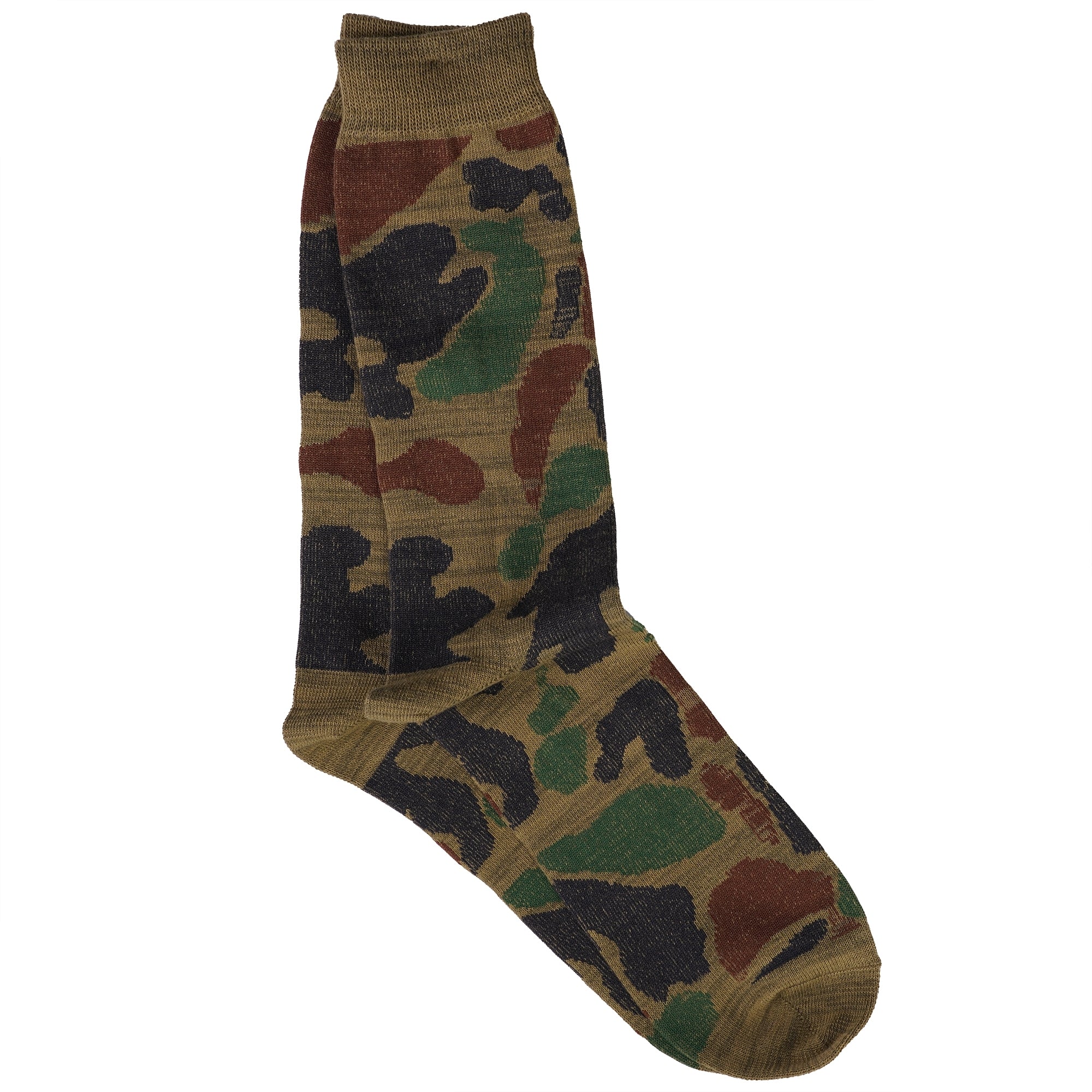 Anonymous Ism Camo Crew Socks - Army