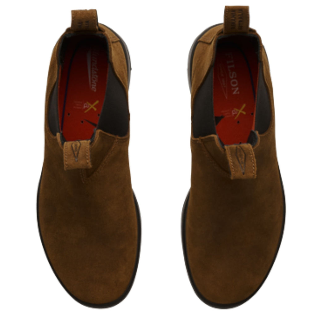 Filson x Blundstone Wax Suede Boots - Sienna Brown