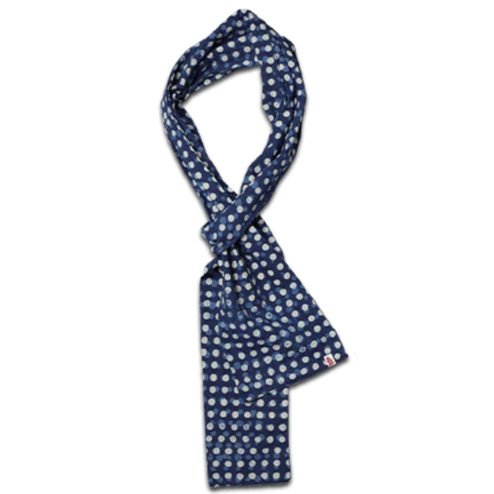 AndSons Dot Japanese Style Scarf - Navy