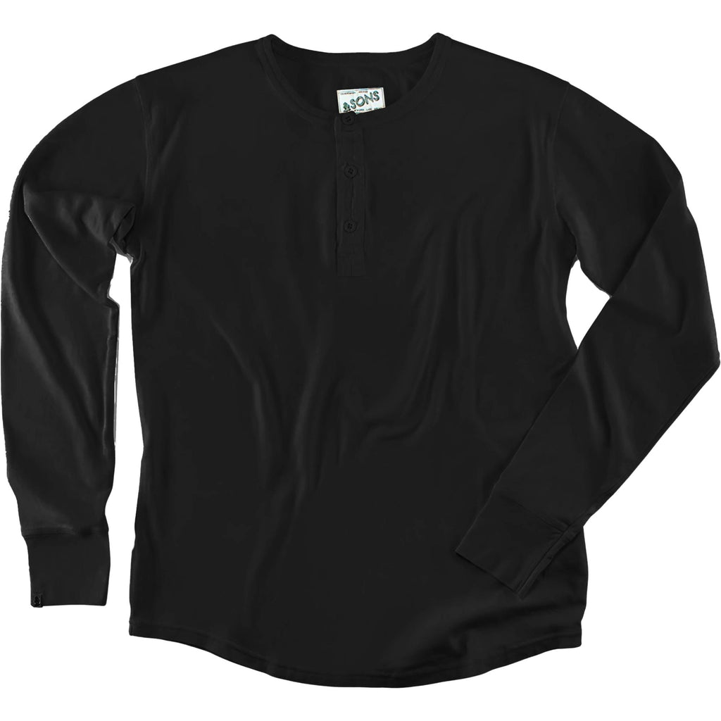 AndSons The New Elder Henley Shirt - Black