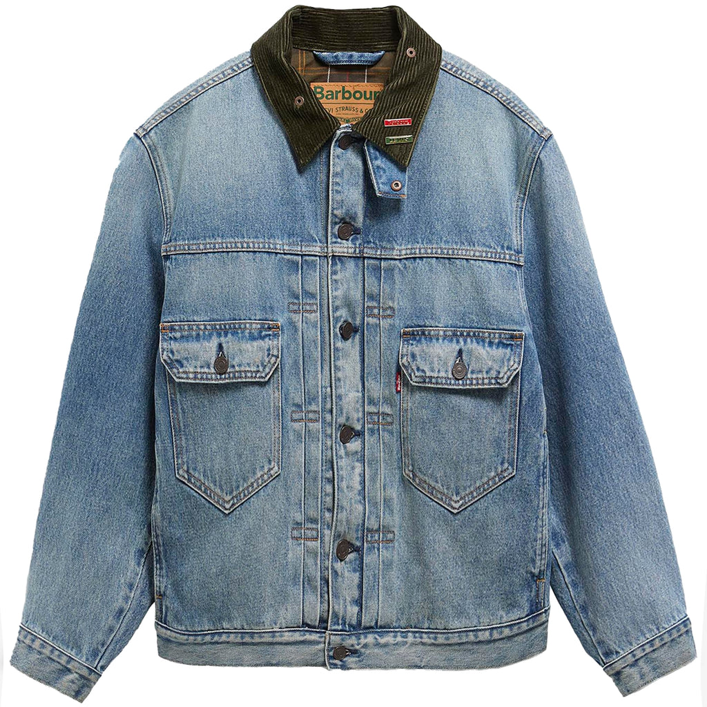 Barbour x Levis Type 2 Denim Jacket - Vintage Wash