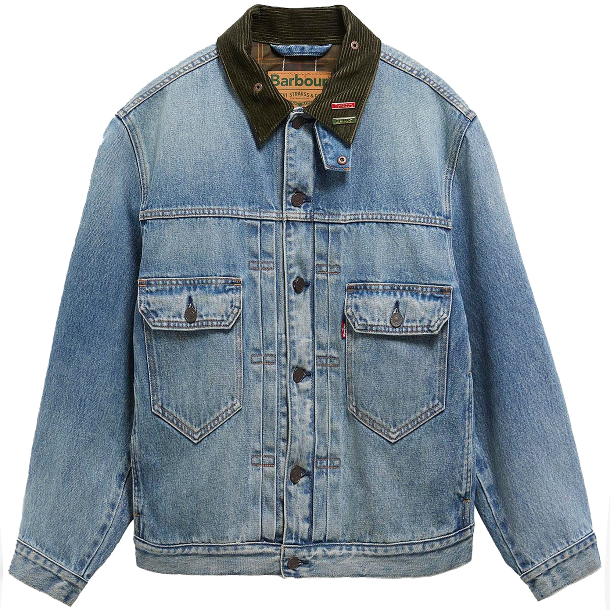 Barbour x Levis Type 2 Denim Jacket - Vintage Wash