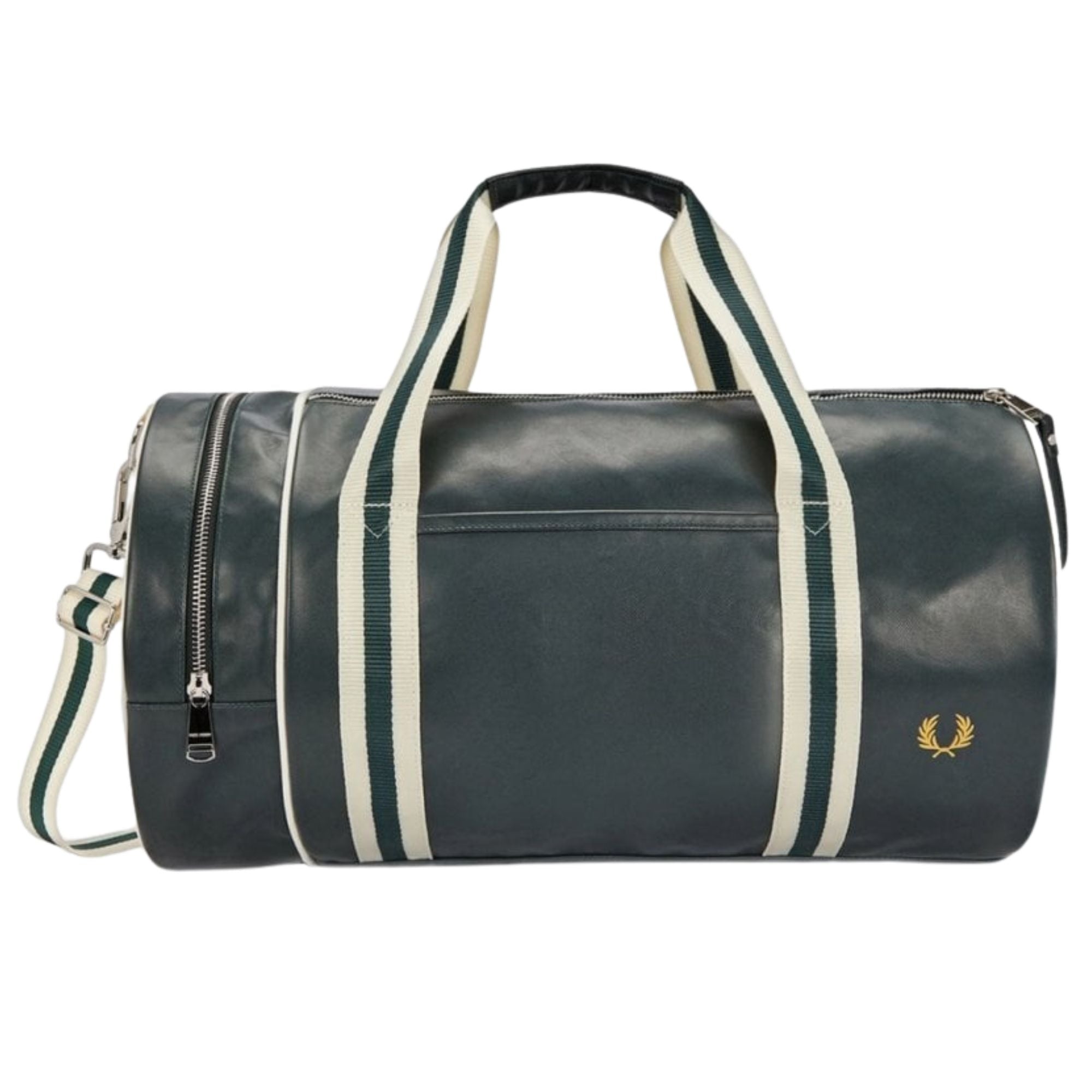 Fred Perry Classic Barrel Bag - Night Green