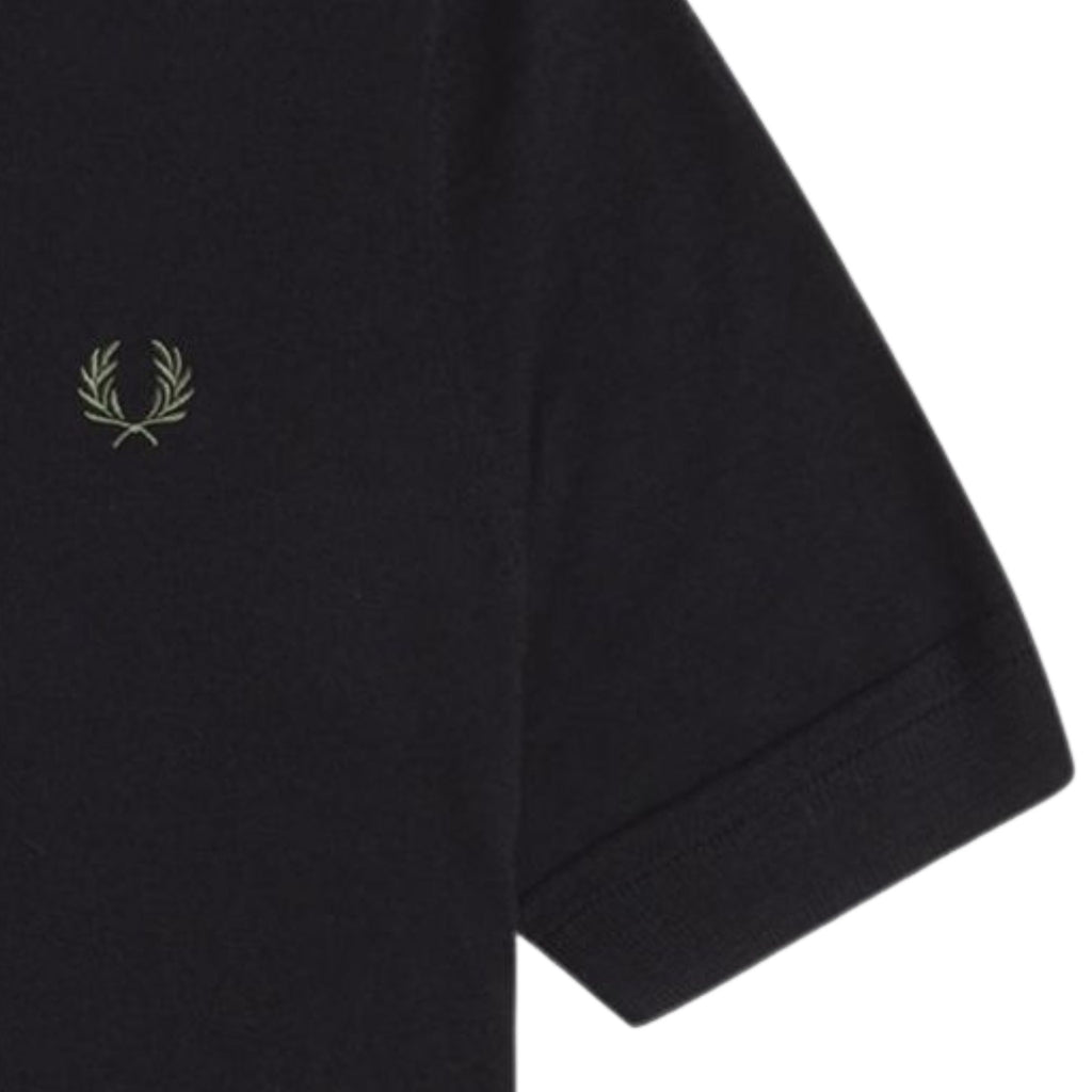 Fred Perry Fine Knit Shirt - Black