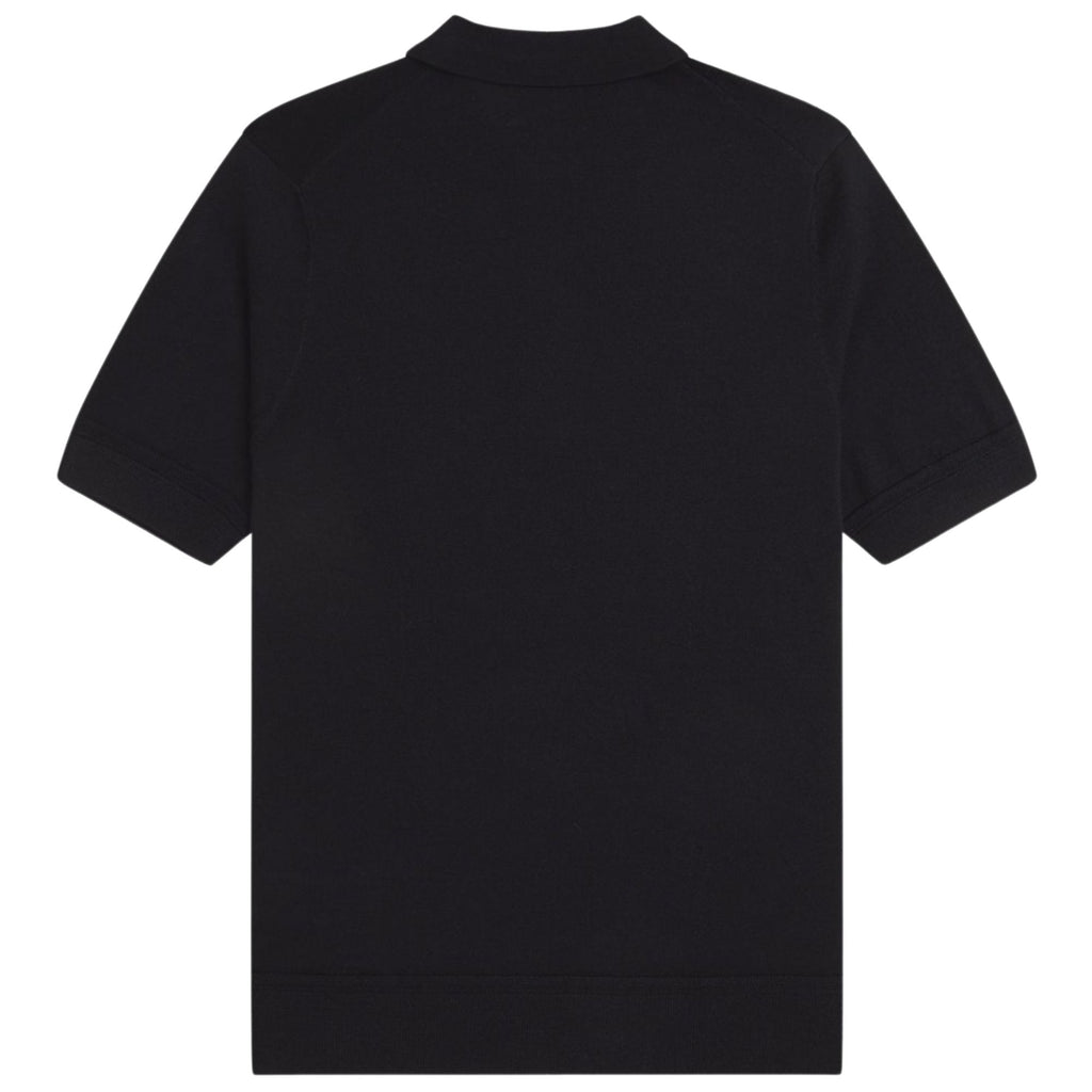 Fred Perry Fine Knit Shirt - Black