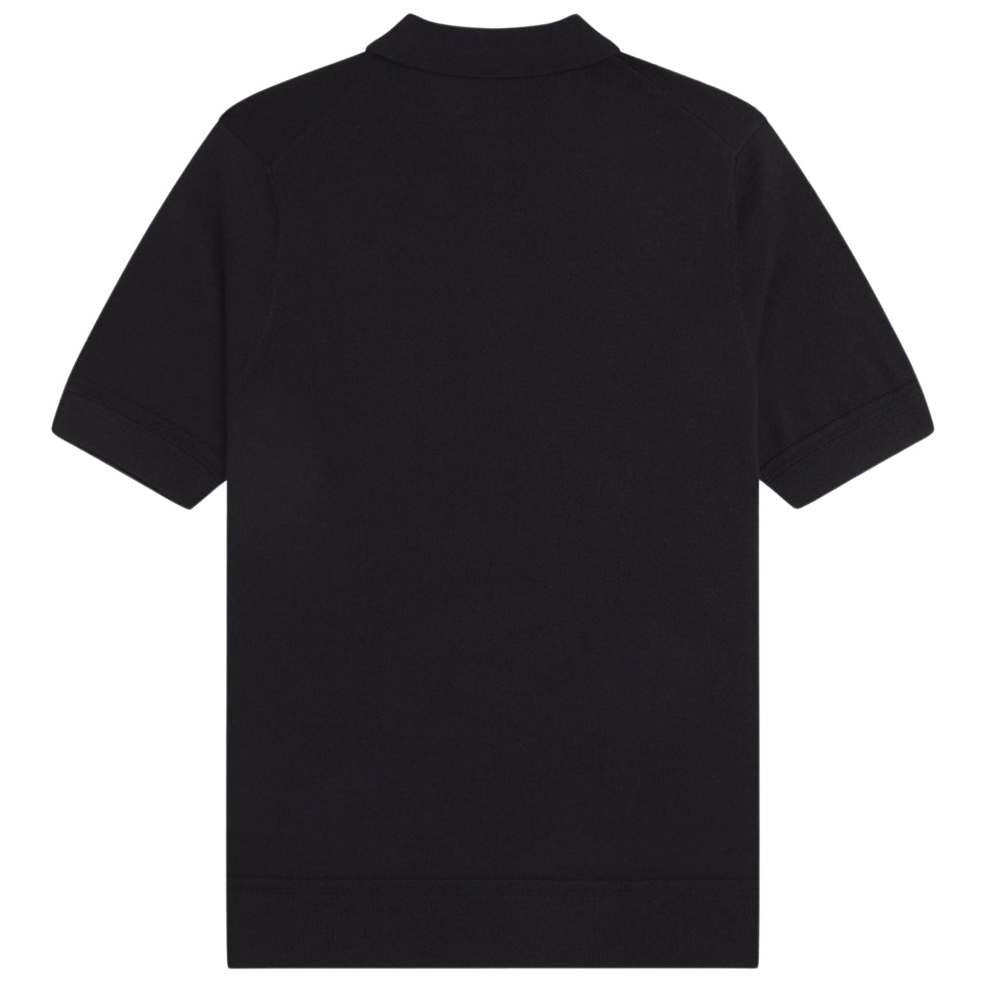 Fred Perry Fine Knit Shirt - Black