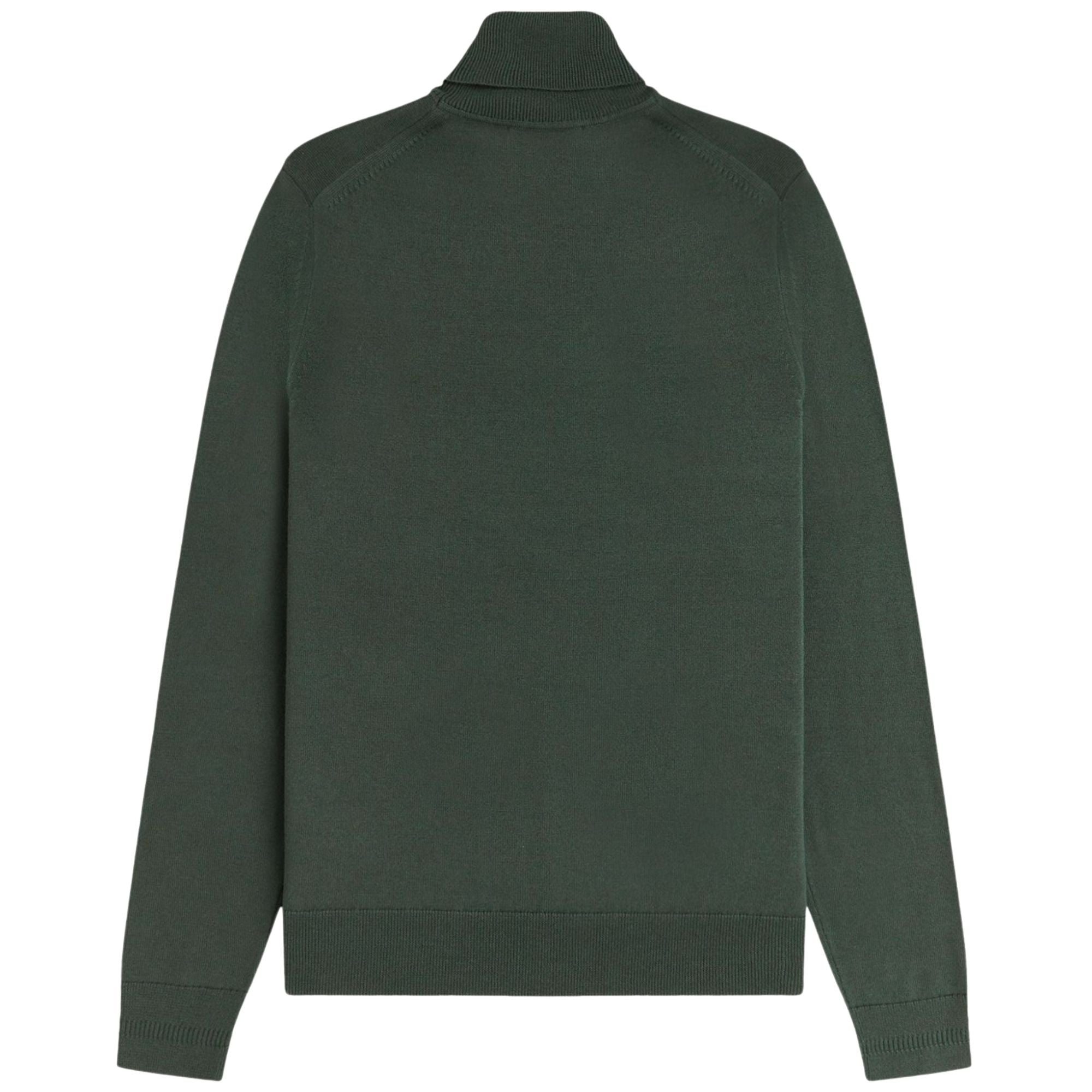 Fred Perry Roll Neck Jumper - Court Green