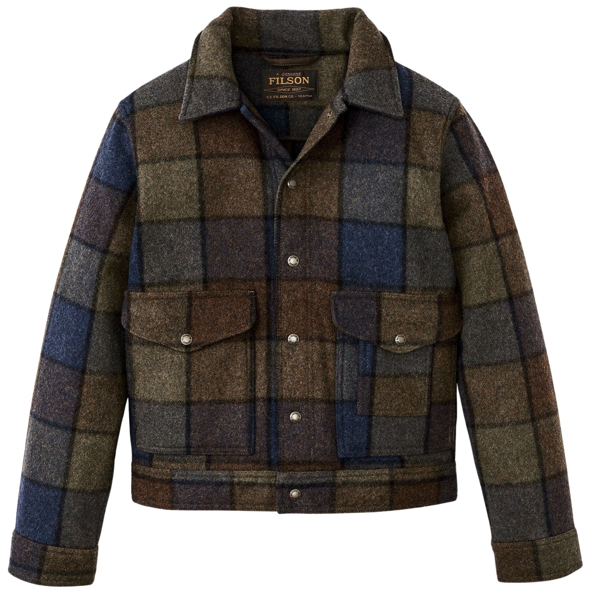 Filson Mackinaw Wool Work Jacket - Multi Check