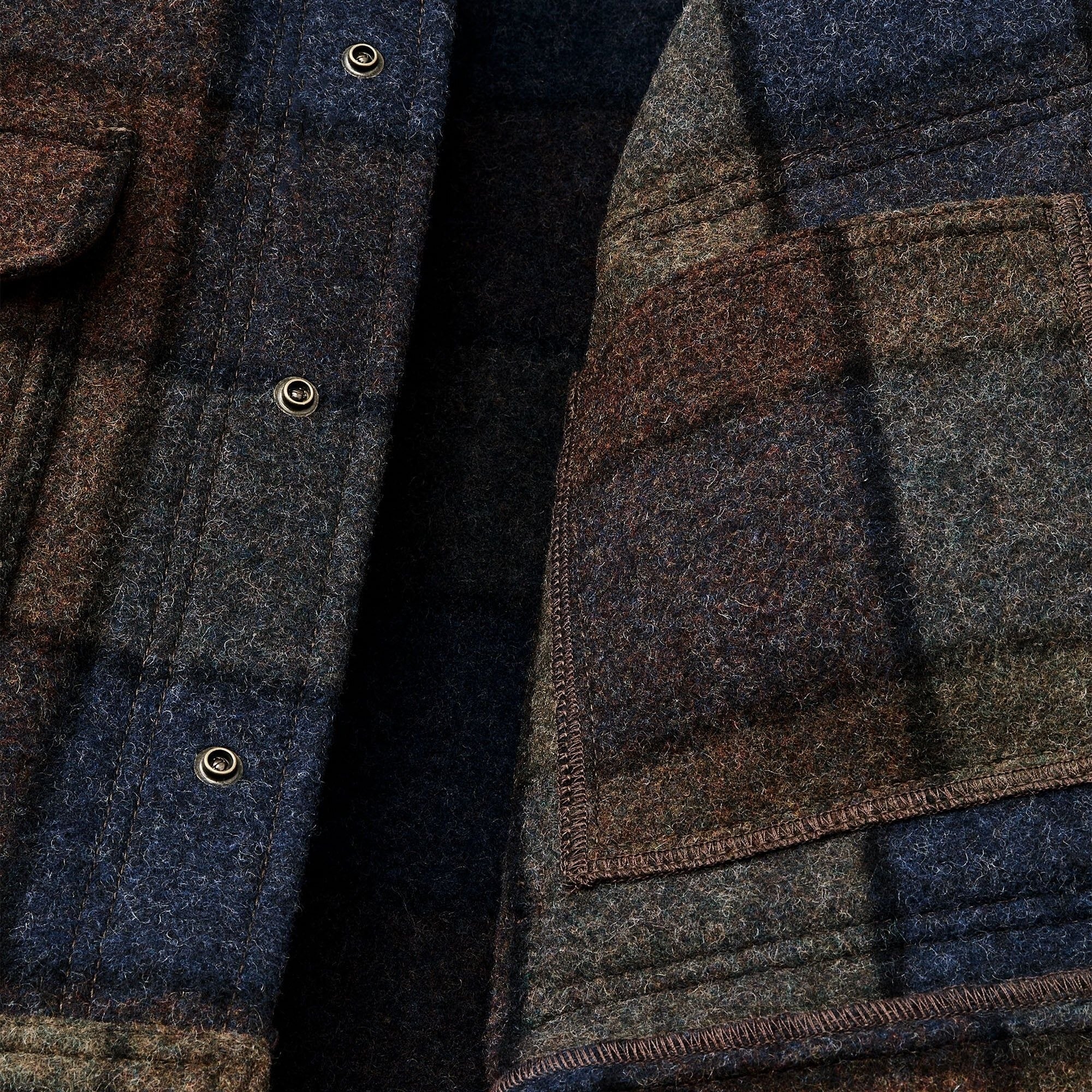 Filson Mackinaw Wool Work Jacket - Multi Check