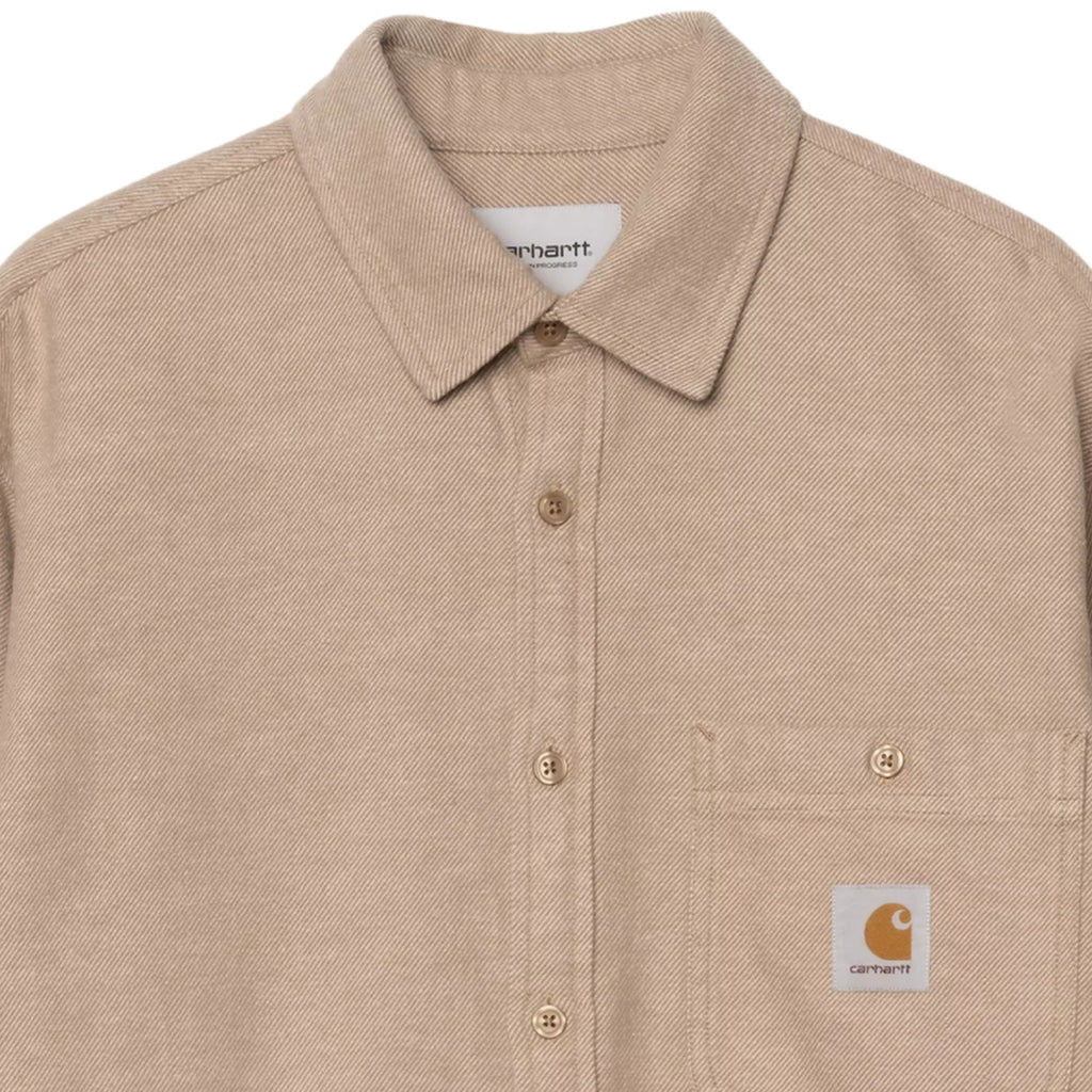 Carhartt WIP Long Sleeve Edgar Shirt - Peanut