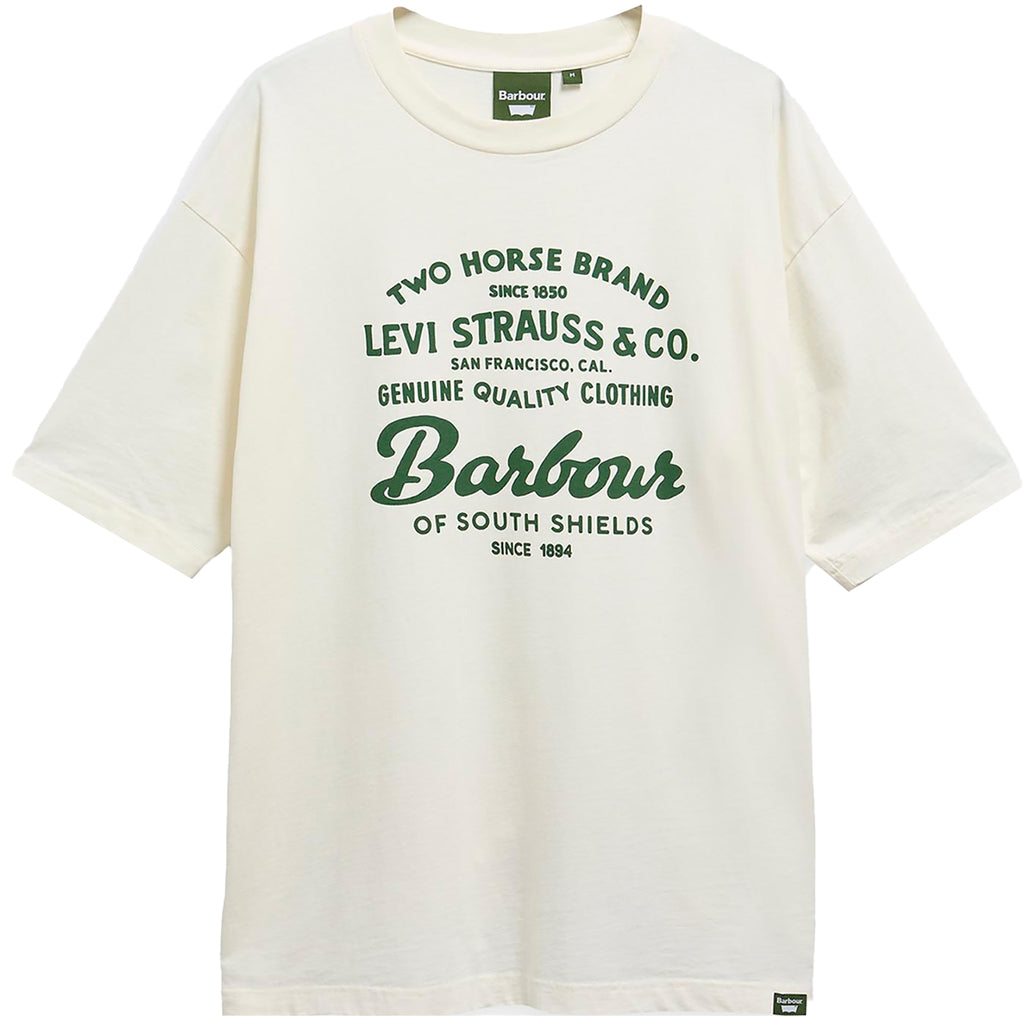 Barbour x Levis Graphic T-Shirt - White