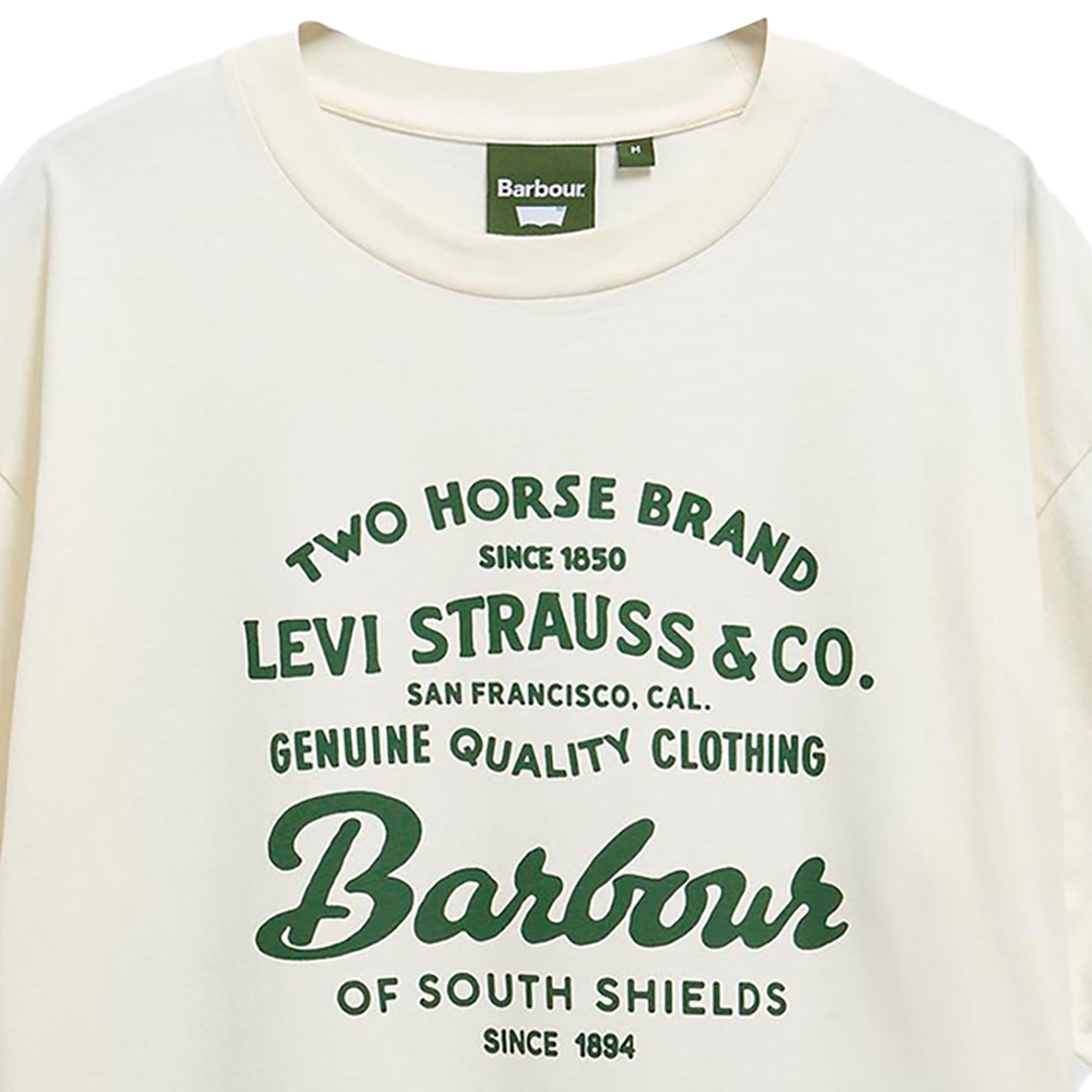 Barbour x Levis Graphic T-Shirt - White