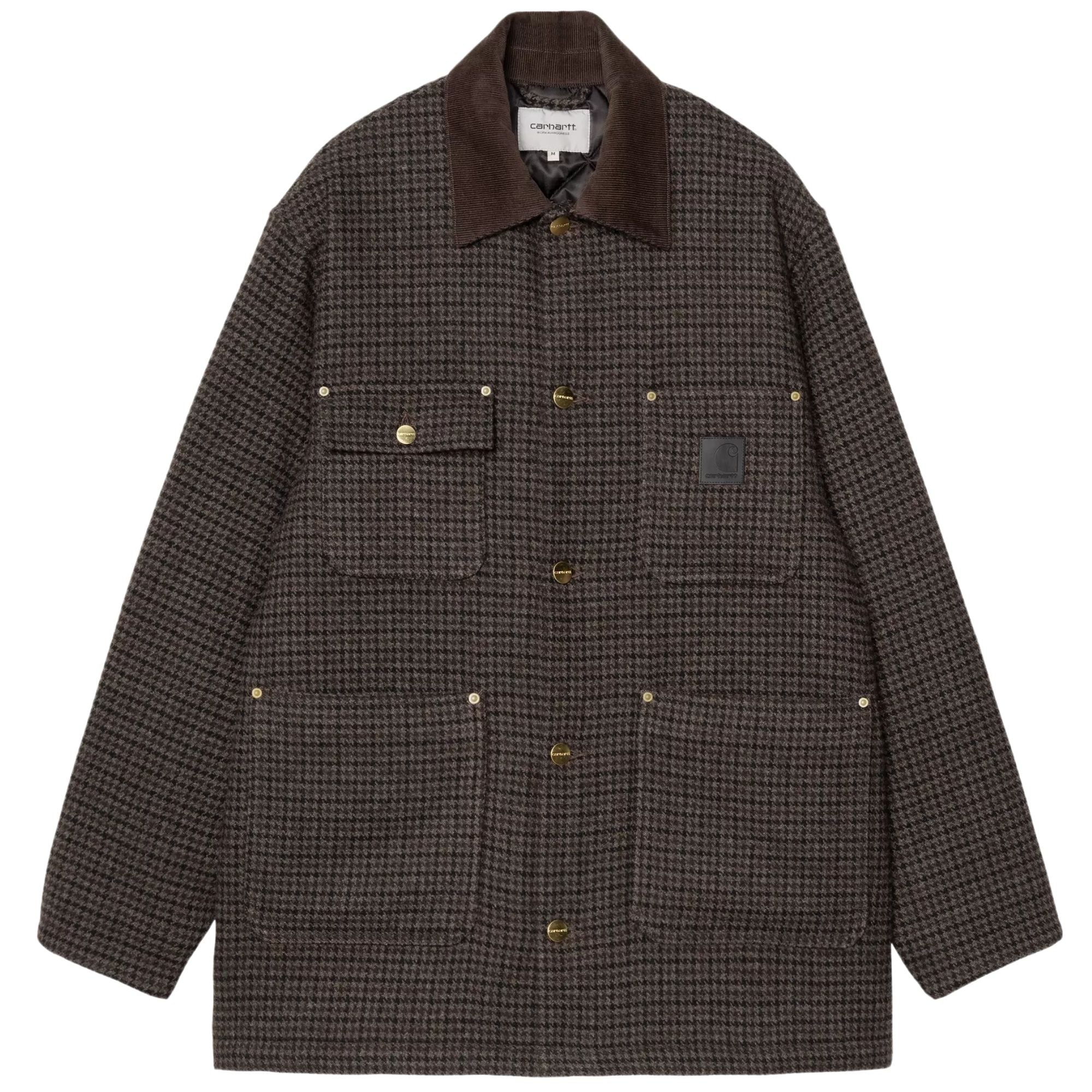 Carhartt WIP Lowis Chore Coat - Houndstooth