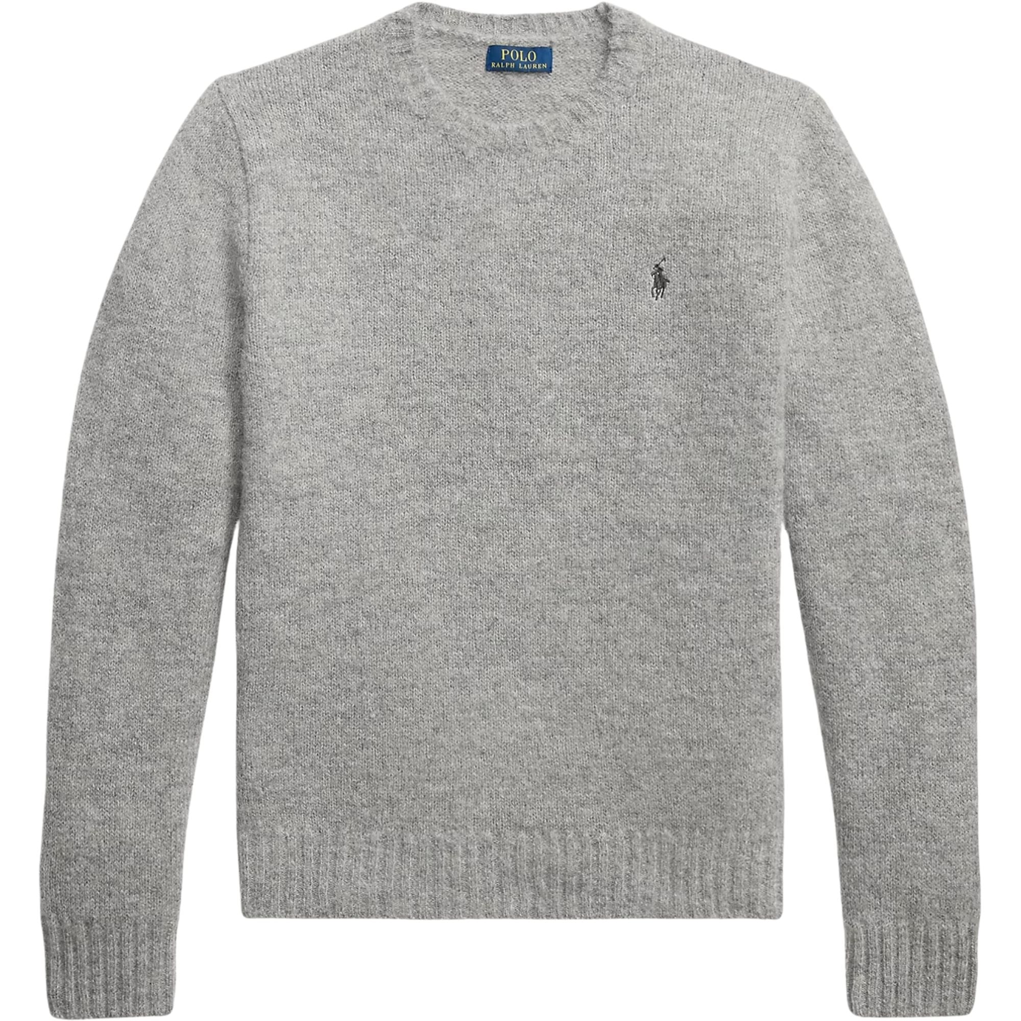 Polo Ralph Lauren Textured Crewneck Jumper - Grey