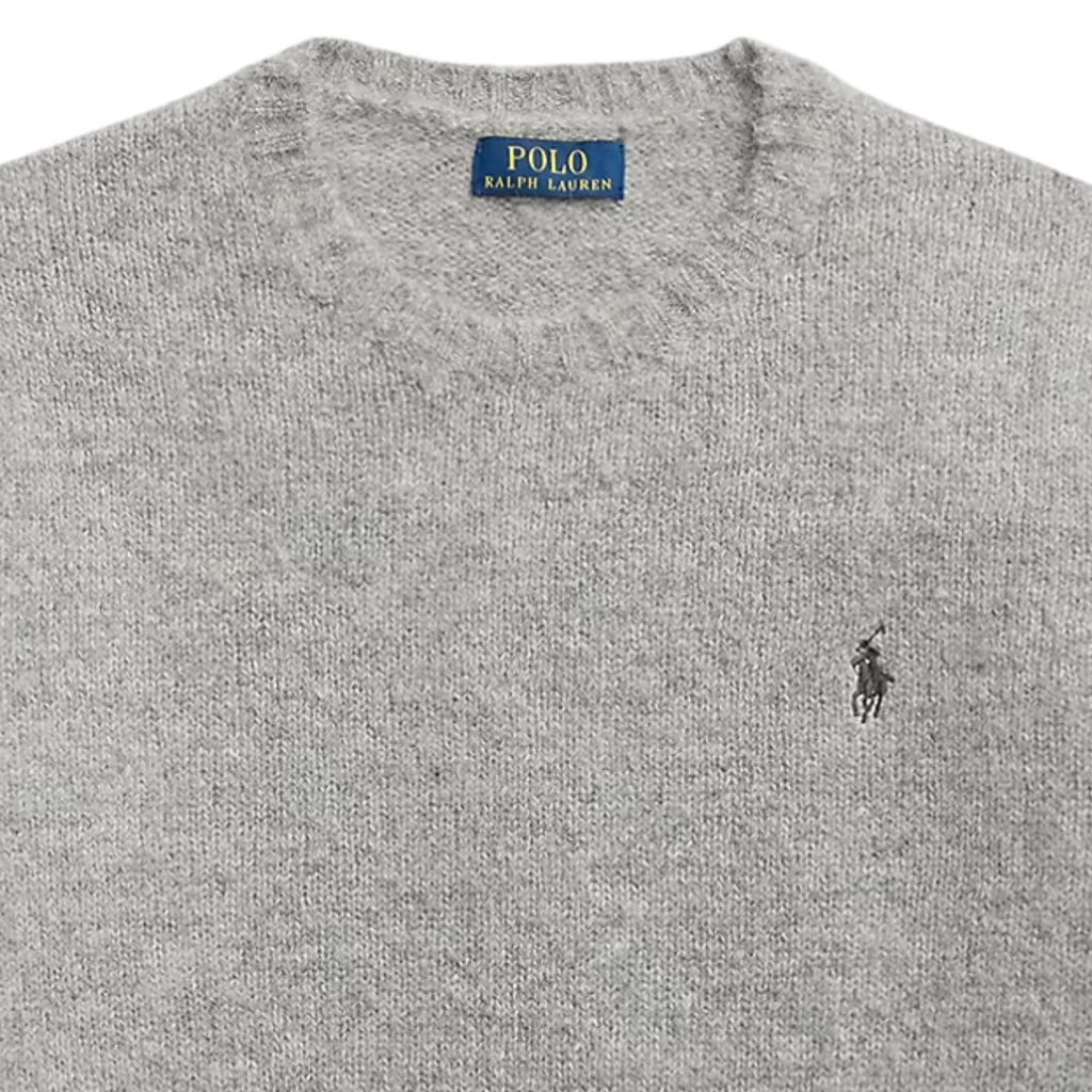 Polo Ralph Lauren Textured Crewneck Jumper - Grey