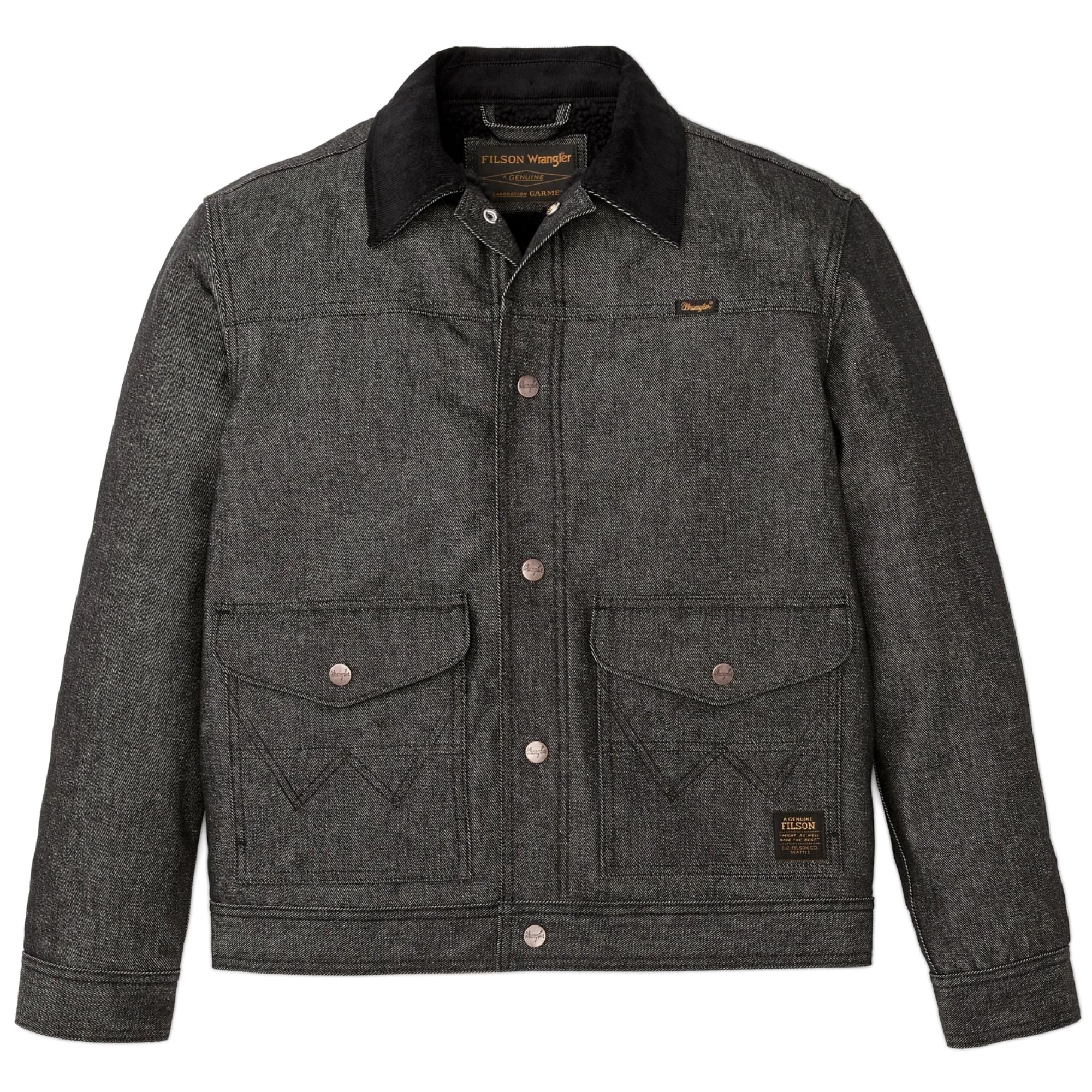 Filson x Wrangler Denim Work Jacket - Black