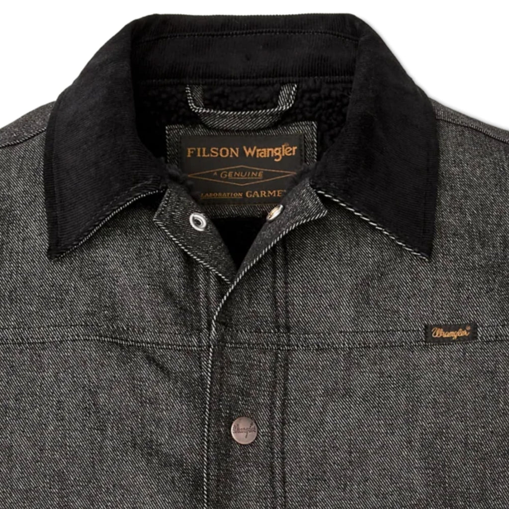 Filson x Wrangler Denim Work Jacket - Black