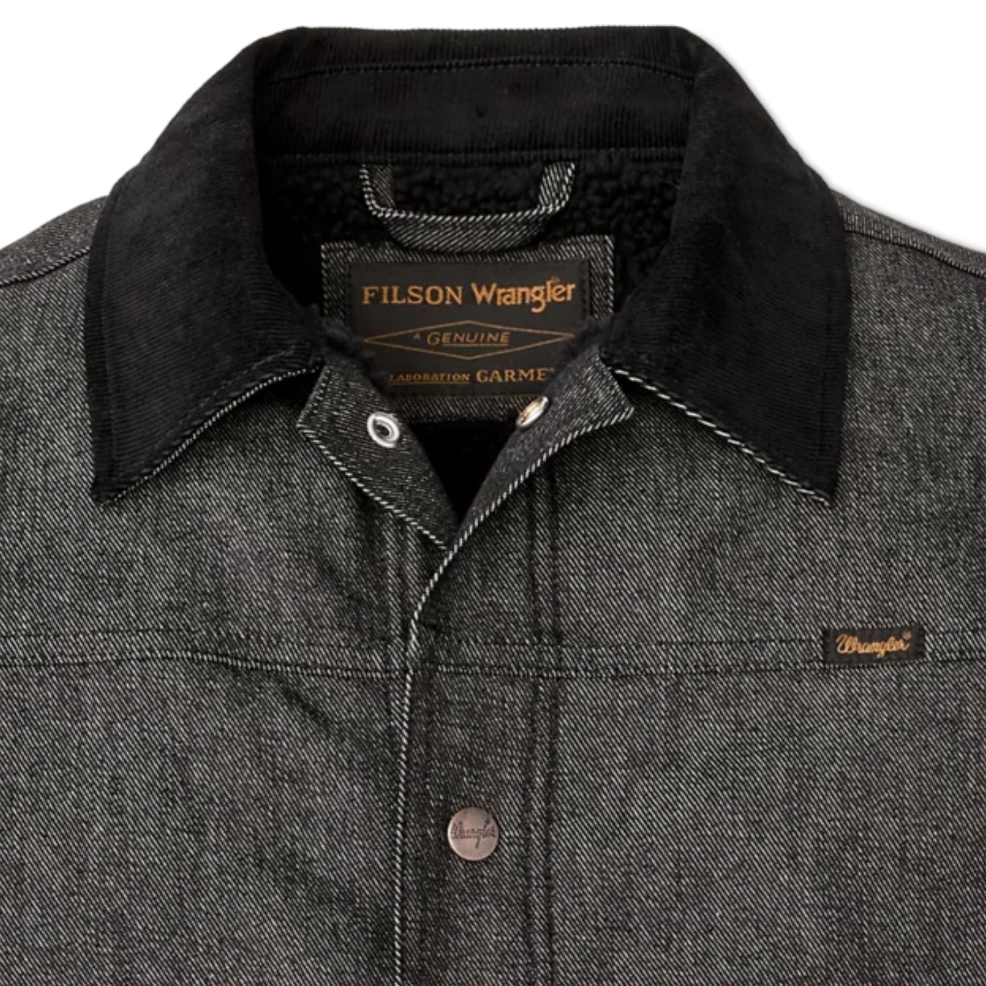Filson x Wrangler Denim Work Jacket - Black