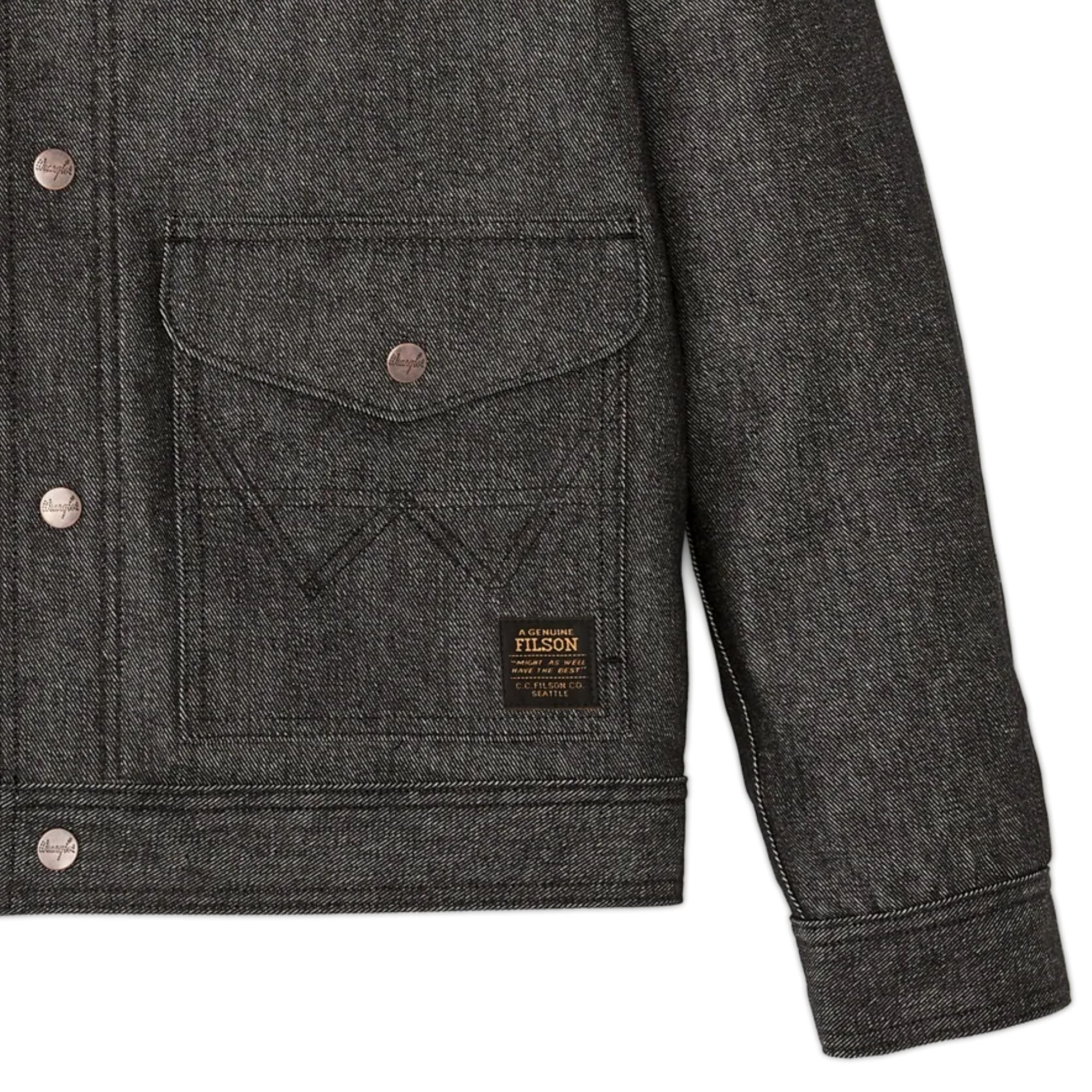 Filson x Wrangler Denim Work Jacket - Black