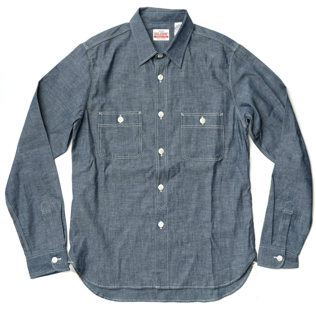 Big John Denim Pullover Shirt - Chambray