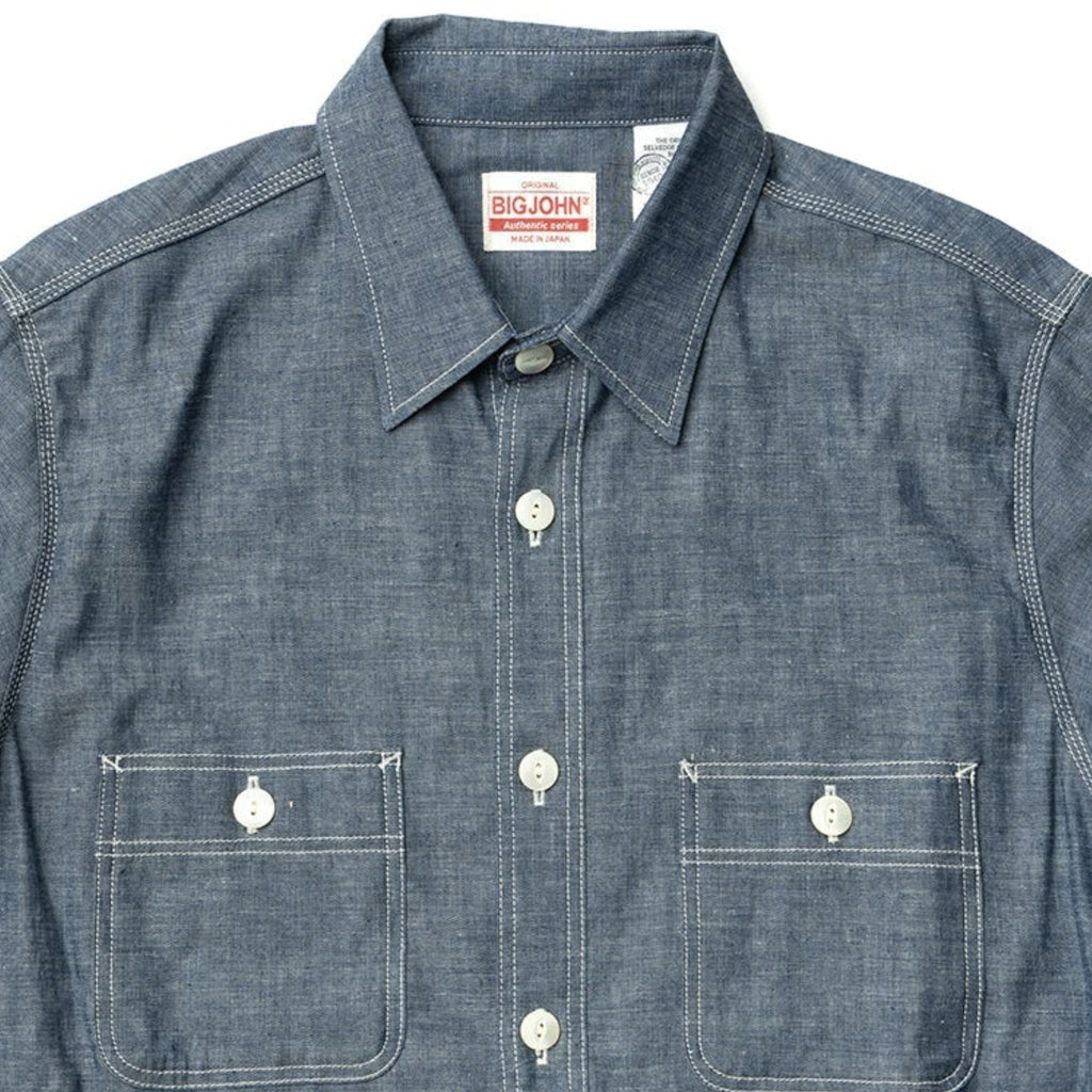 Big John Denim Pullover Shirt - Chambray