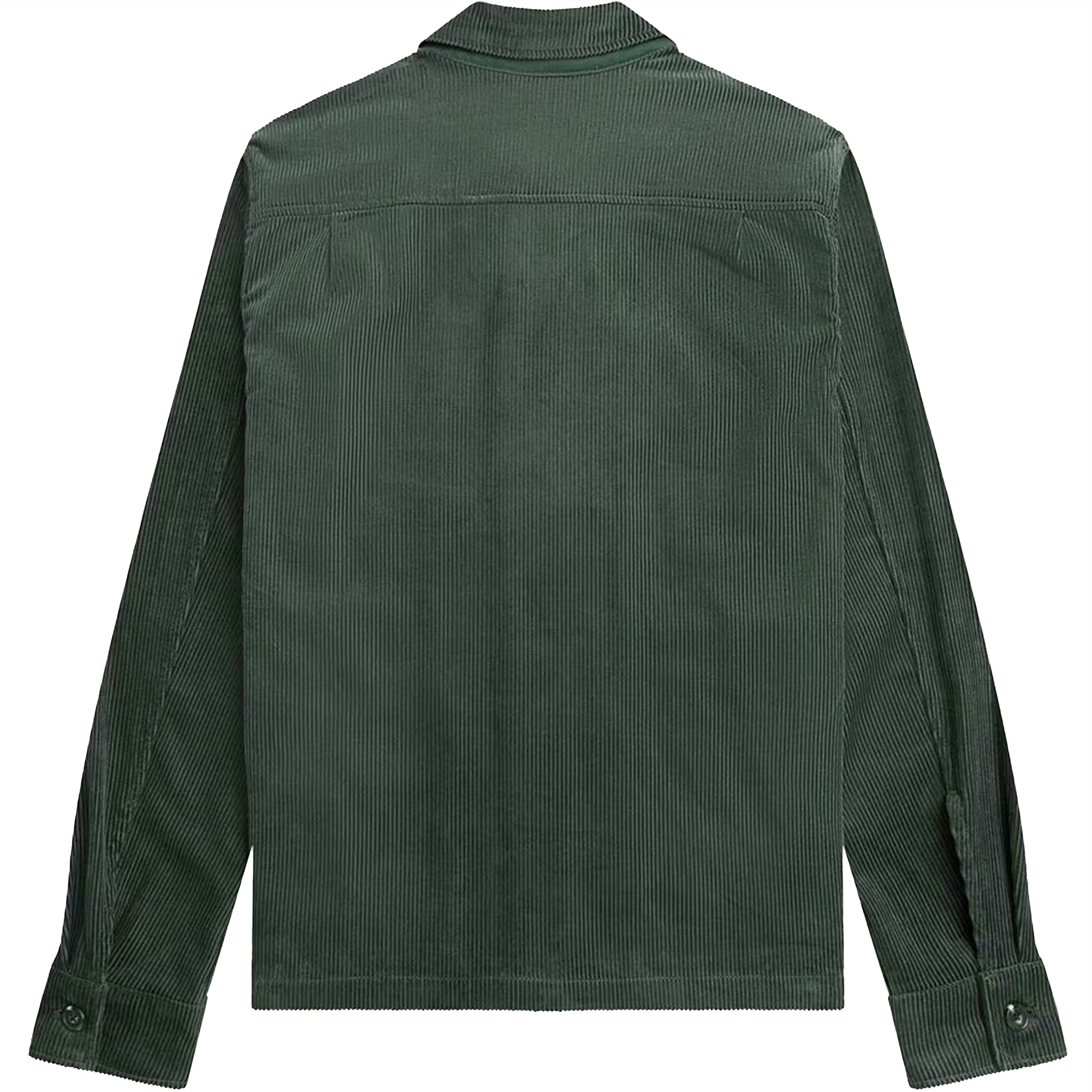 Fred Perry Corduroy Overshirt - Court Green