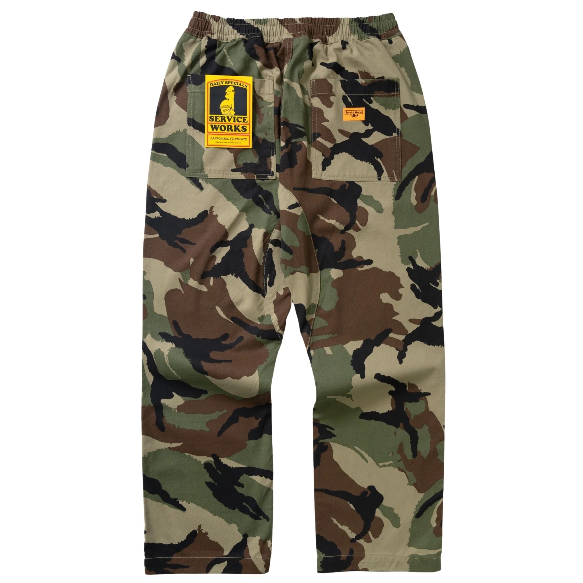 Service Works Patterned Chef Pants - Woodland