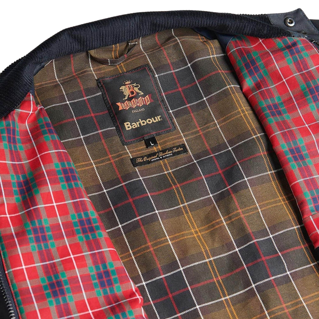 Barbour x Baracuta Porton Wax Jacket - Dark Navy