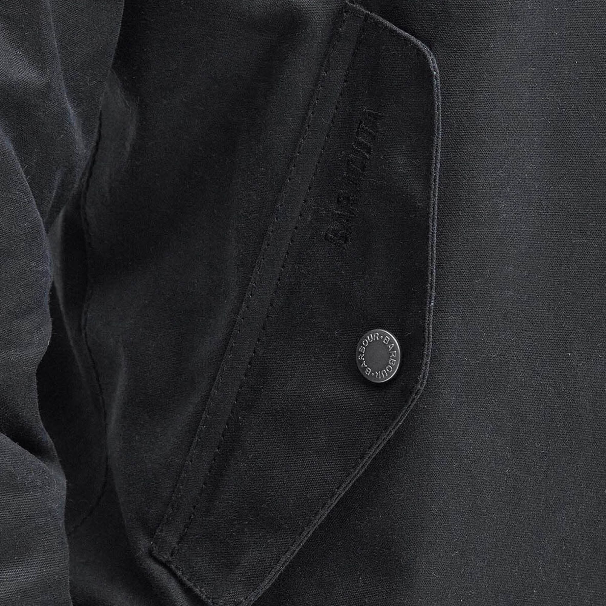 Porton Wax Jacket - Black