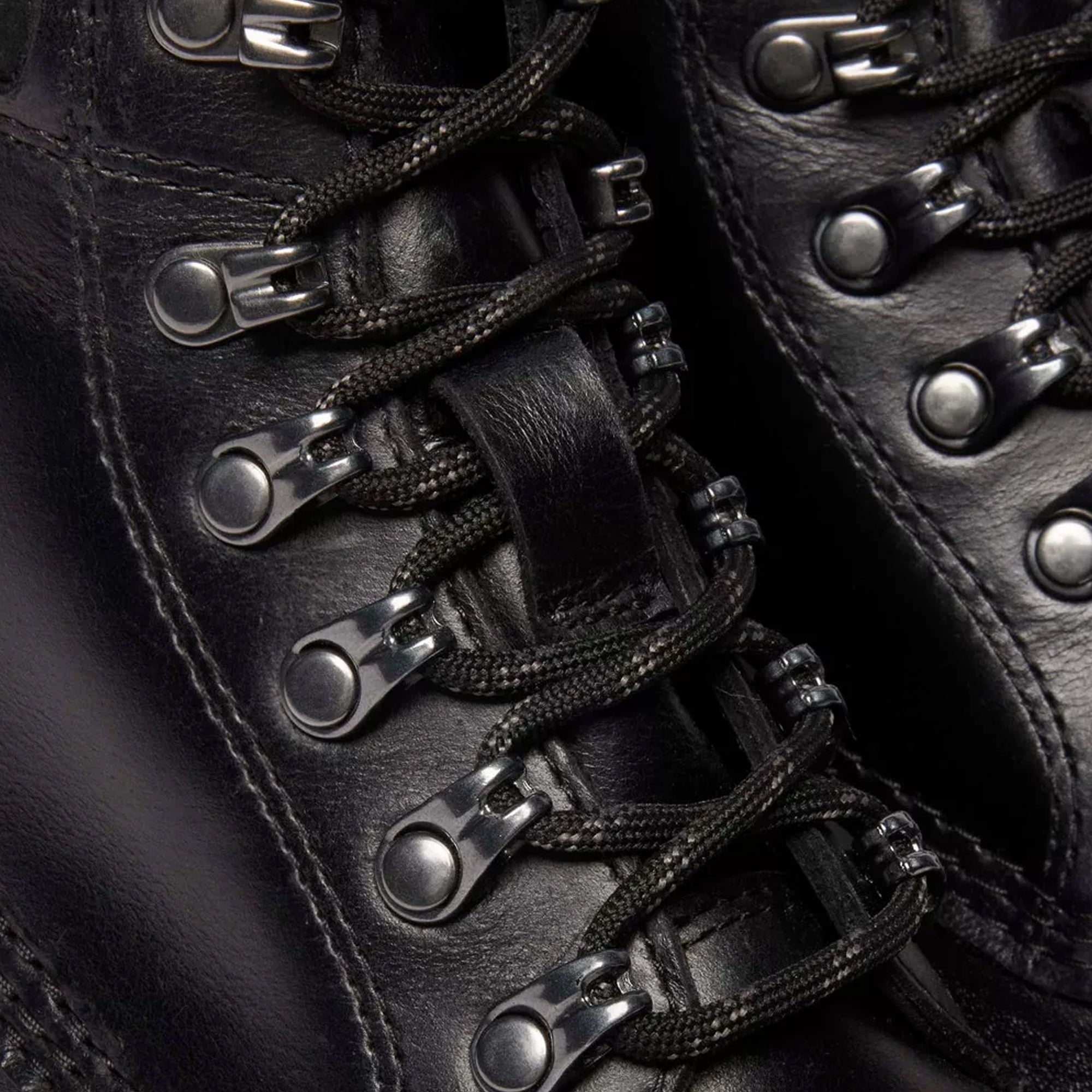 939 Sub Fleece Lined Leather Ankle Boots - Black