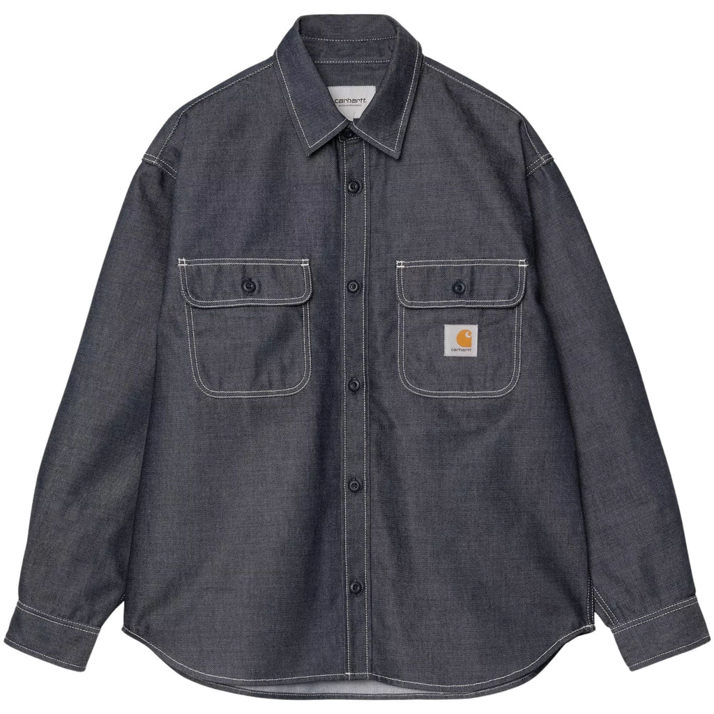 Tigan Shirt Jac - Blue Rigid
