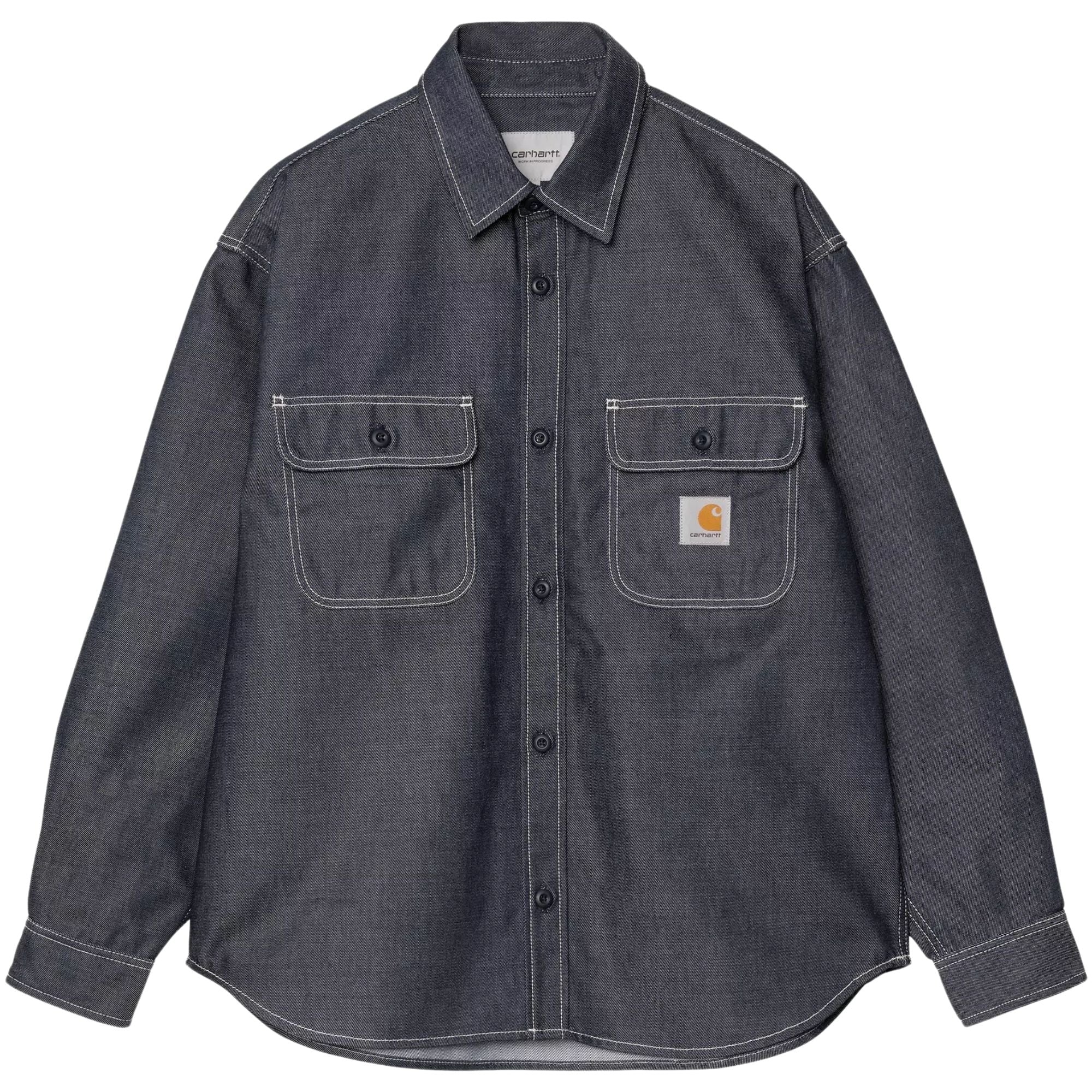 Tigan Shirt Jac - Blue Rigid