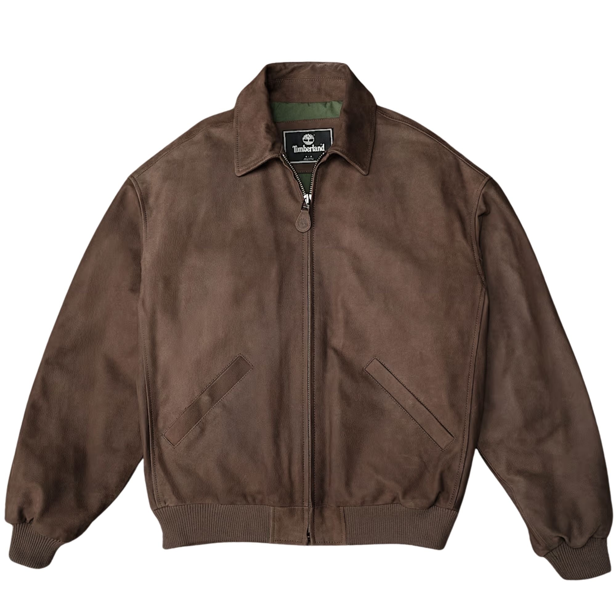 Re-issue Leather Bomber - Brown