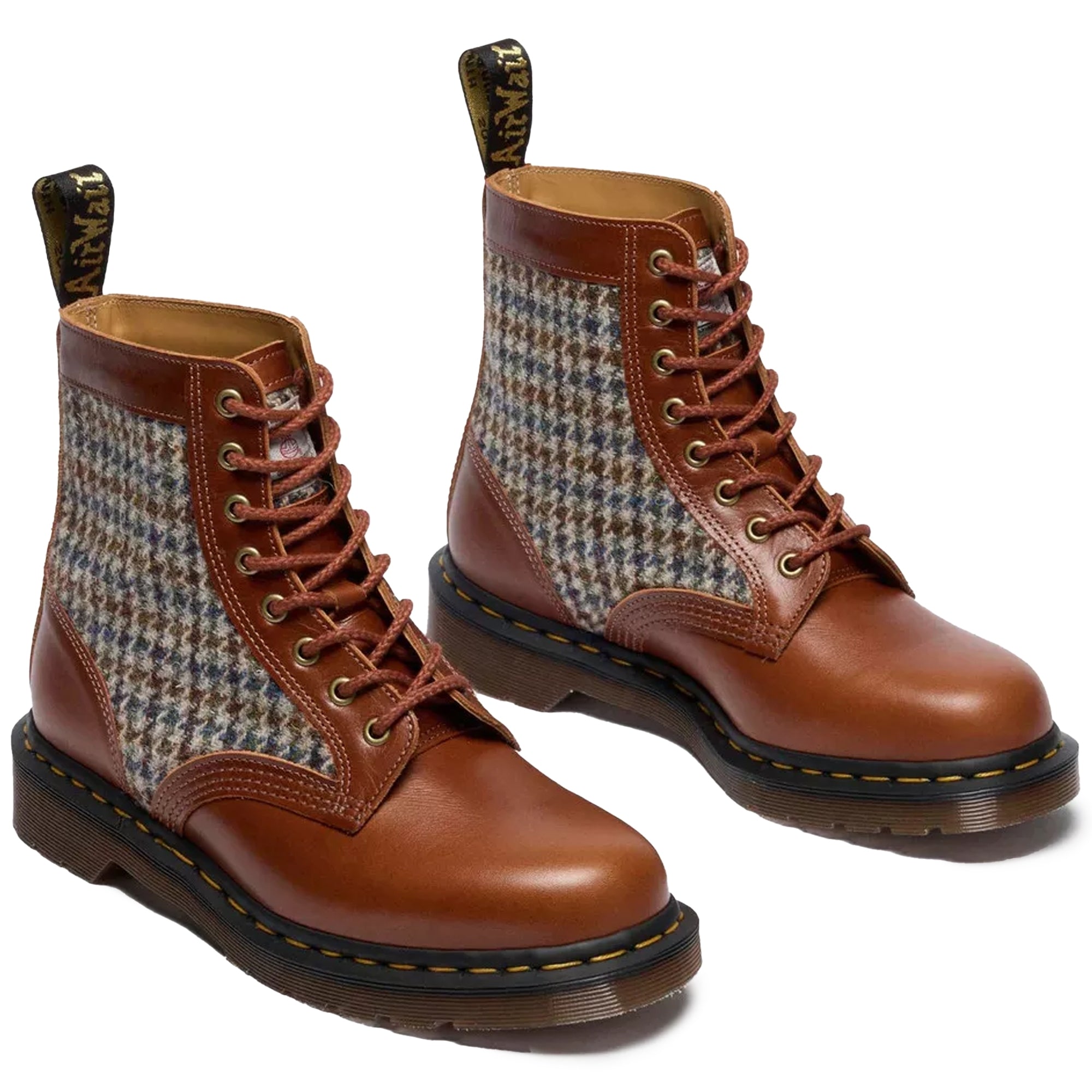 Dr. Martens Made In England 1460 Harris Tweed - Amber Tan